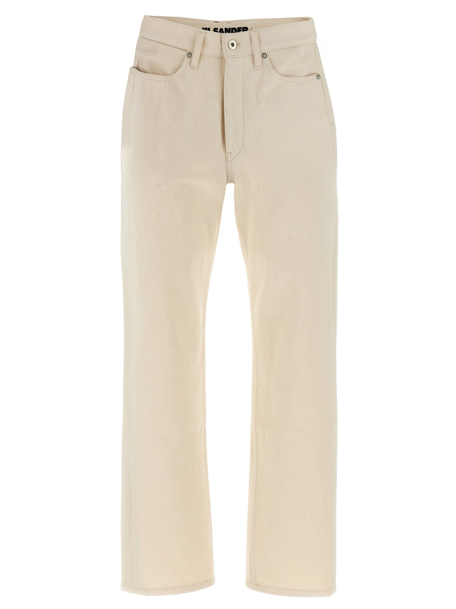 Jil Sander Beige Cotton Jeans Women's Denim