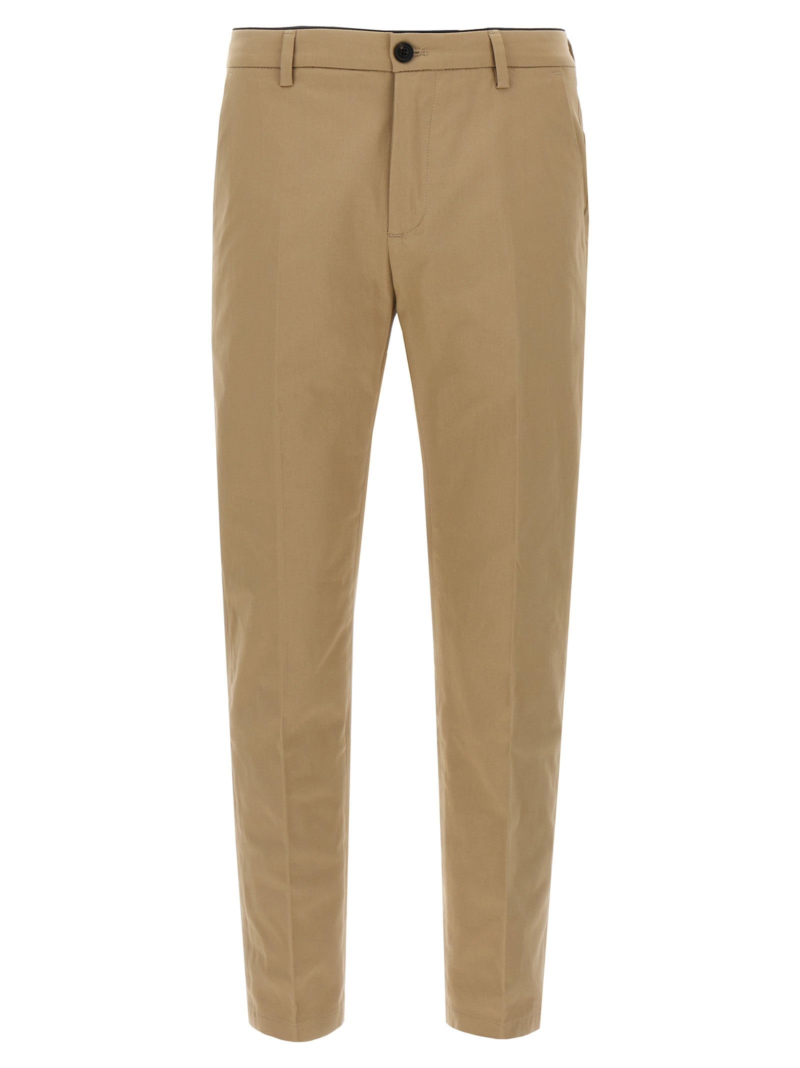 Department 5 Beige Cotton Cropped Men's Pants