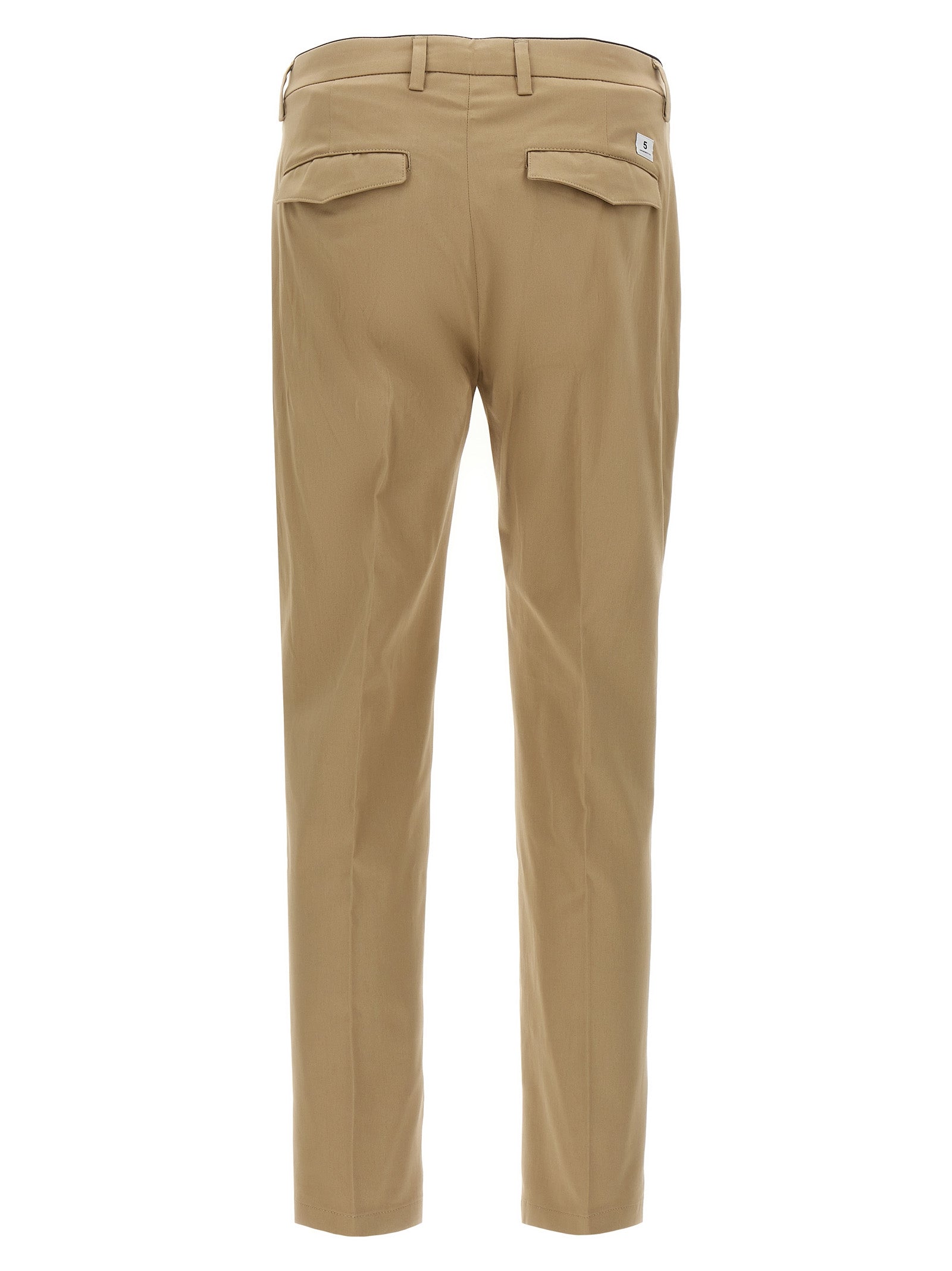 Department 5 Beige Cotton Cropped Men's Pants