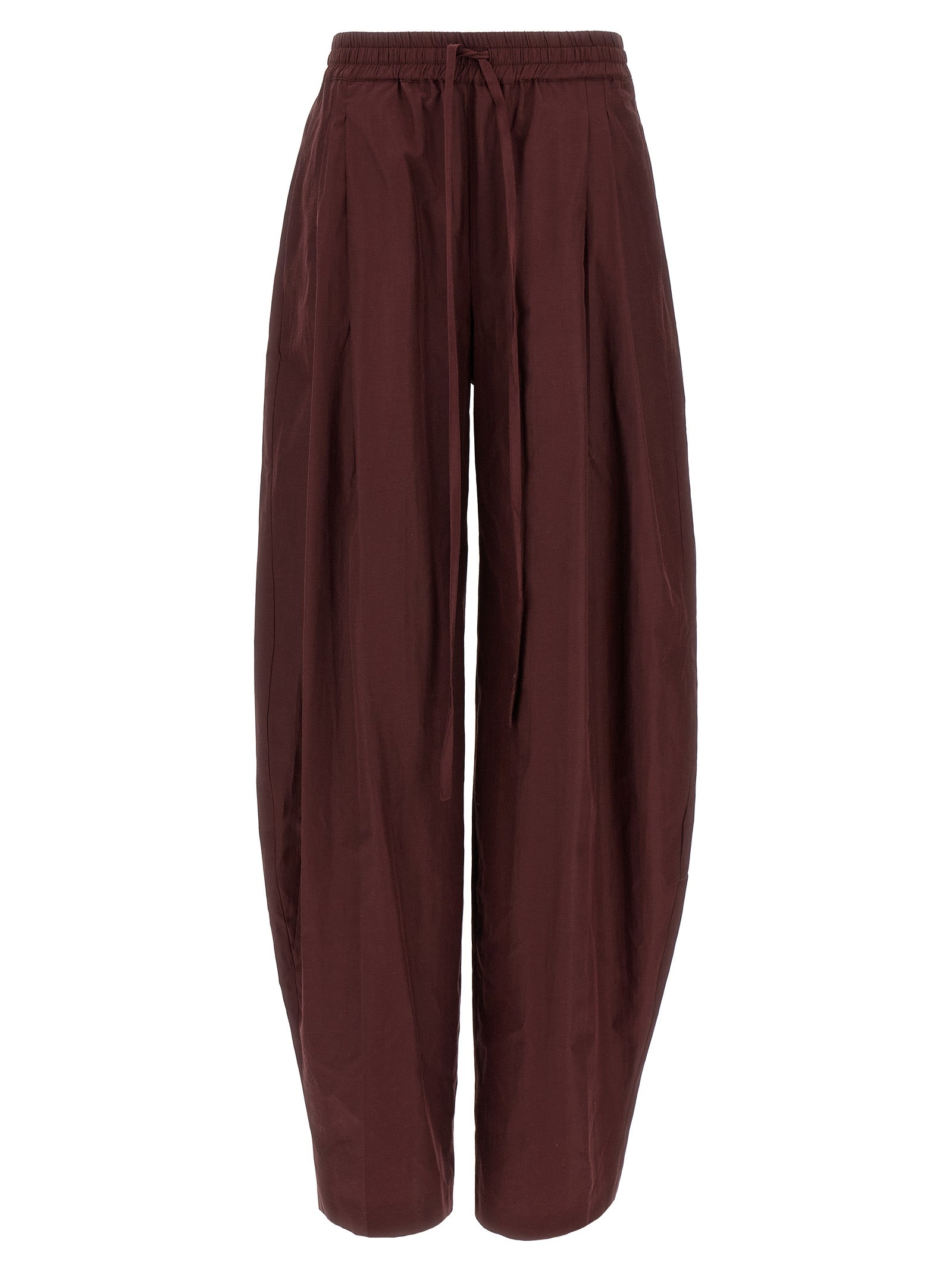 The Andamane Bordeaux Polyester Casual Women's Pants