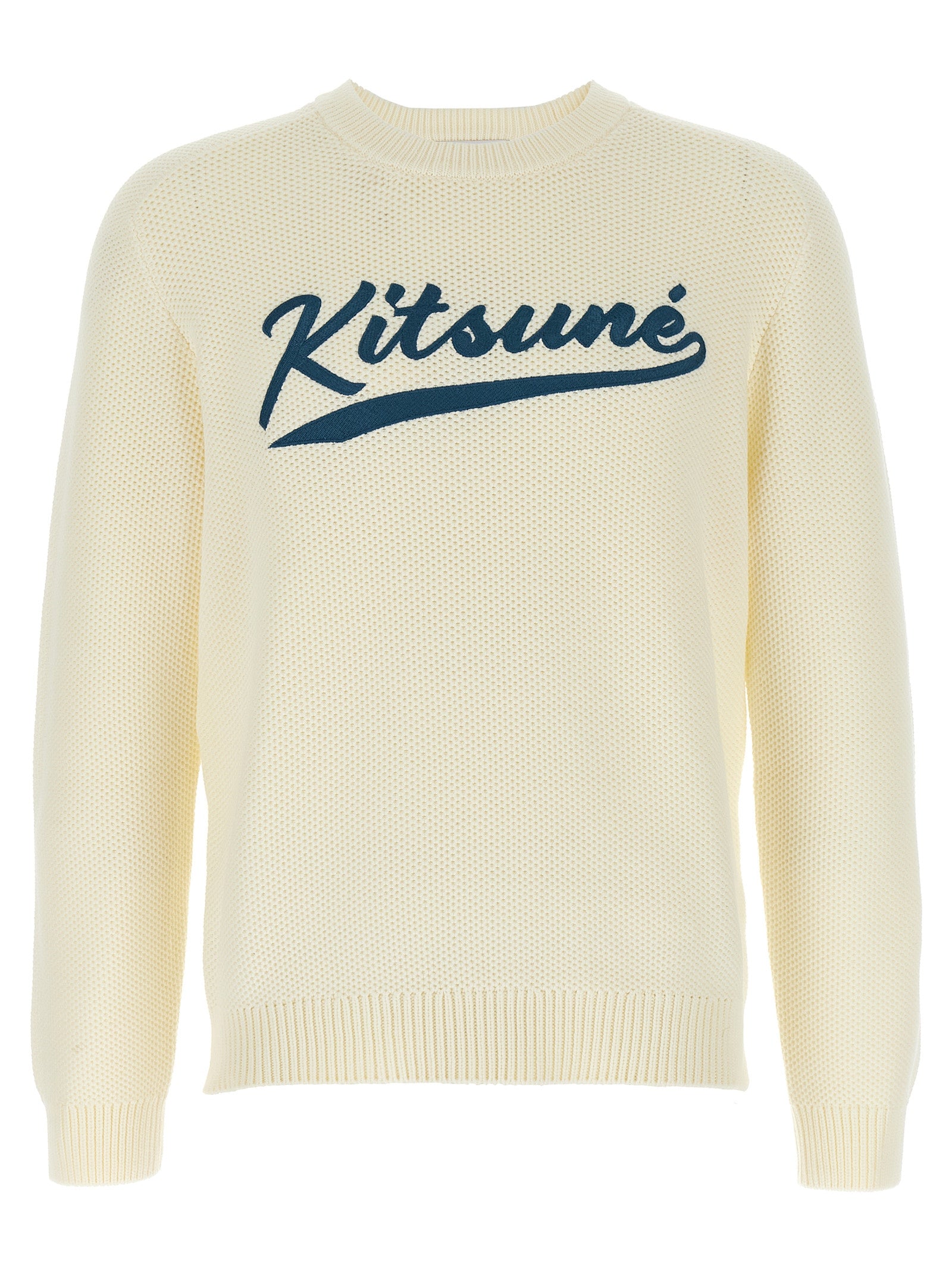 Maison Kitsuné White Cotton Men's Cardigan