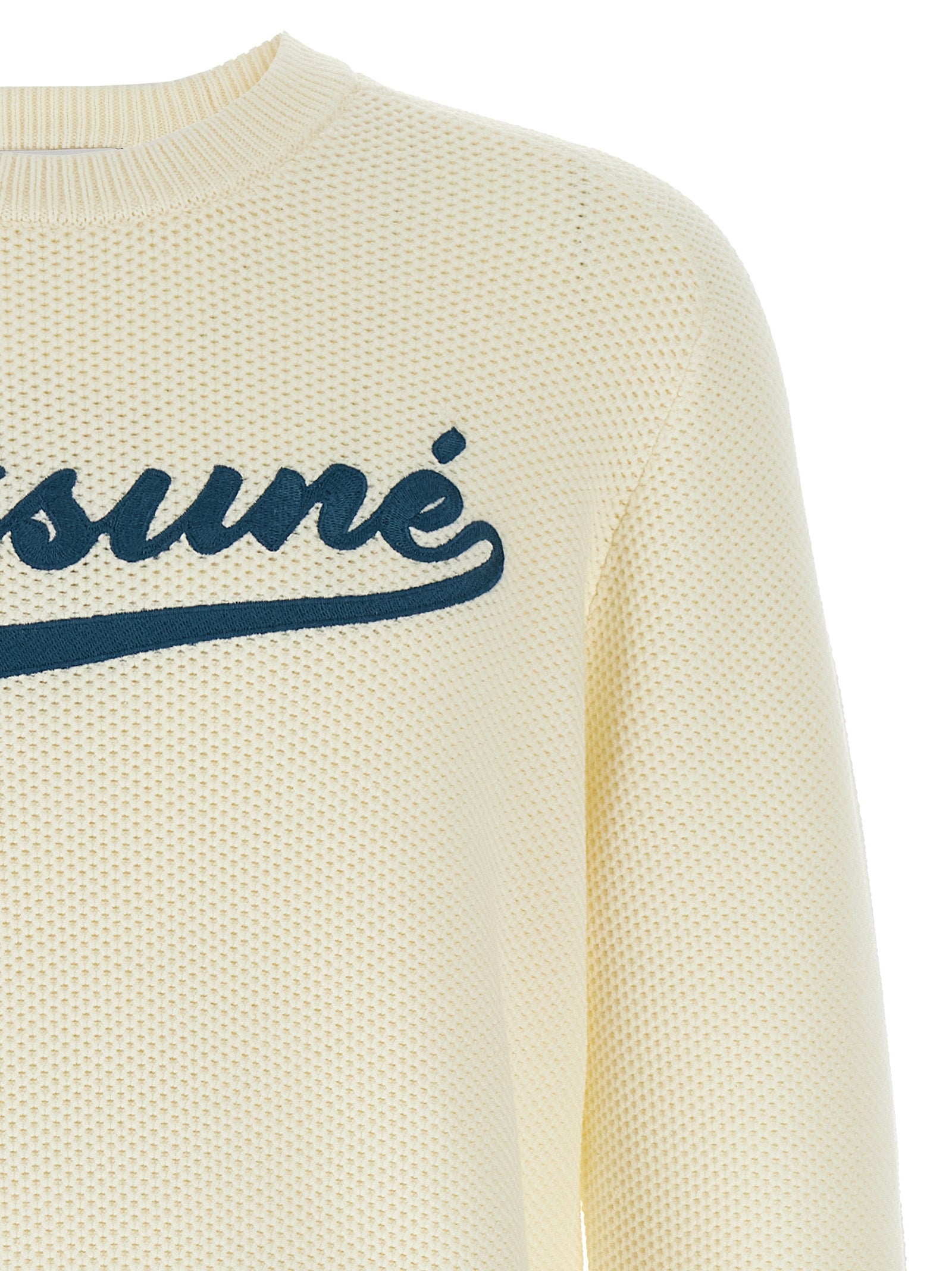 Maison Kitsuné White Cotton Men's Cardigan