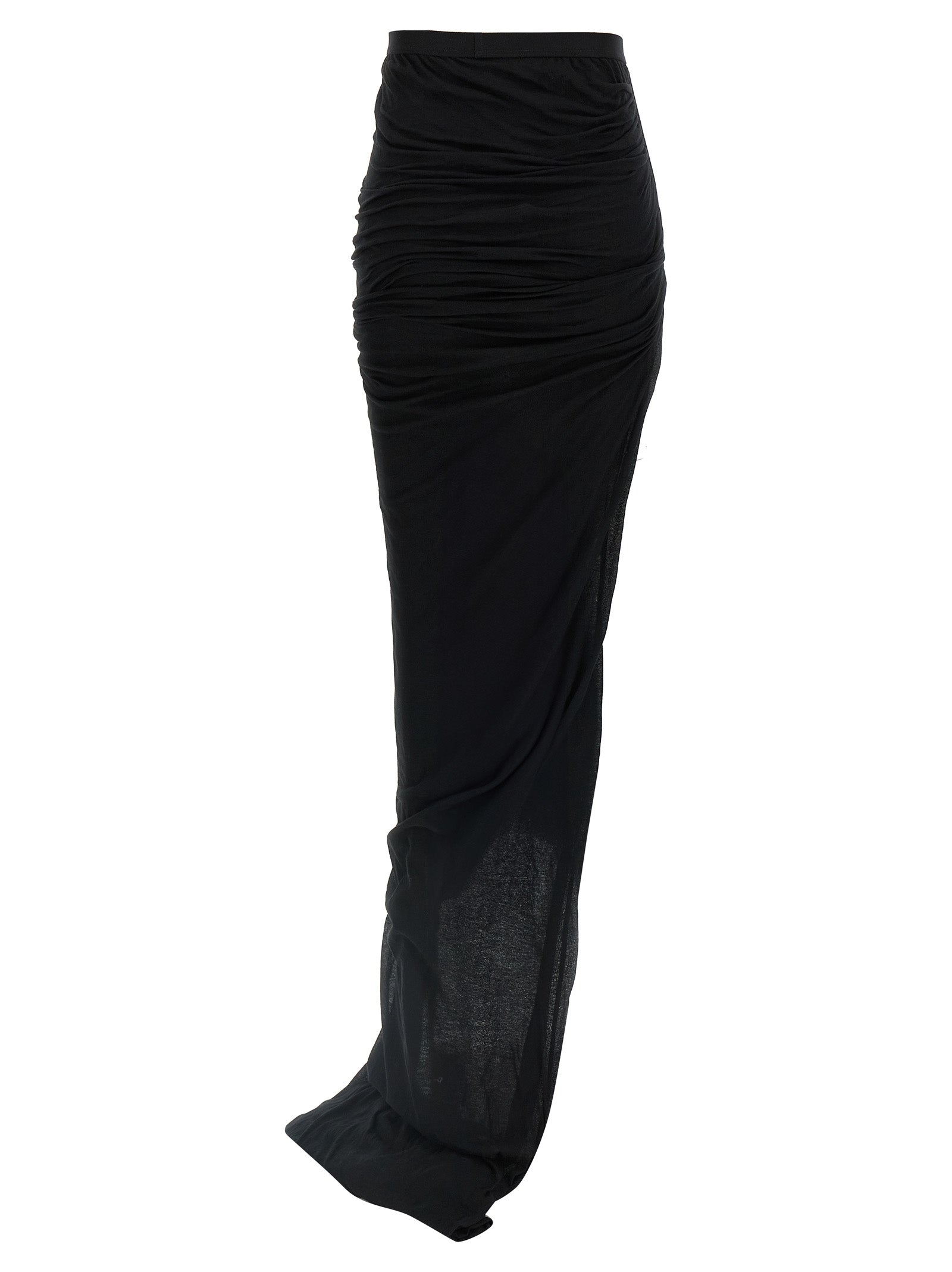 Rick Owens Black Cotton Mini Women's Skirt