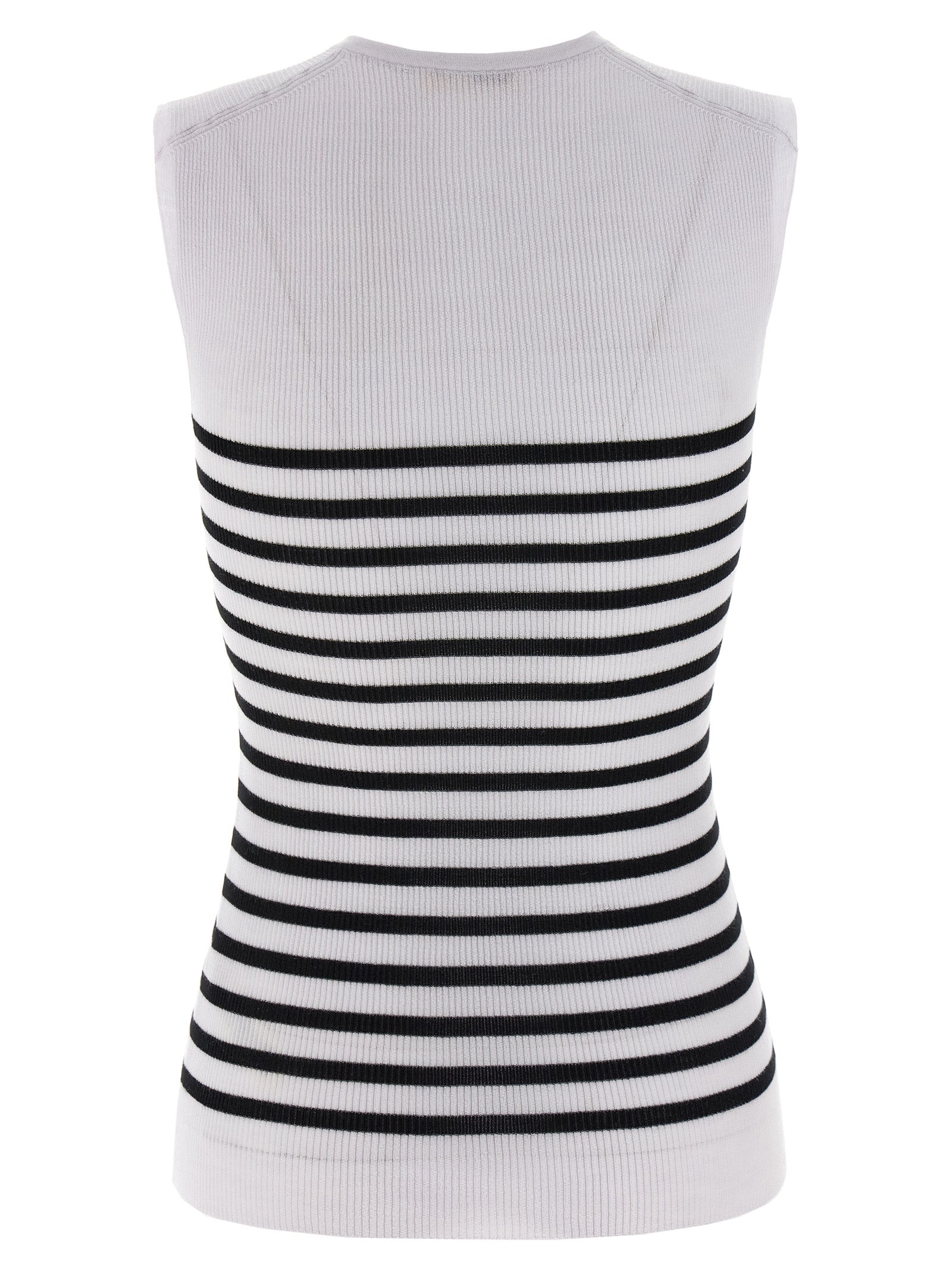 Khaite Bicolor Wool Sleeveles Women's T-Shirt
