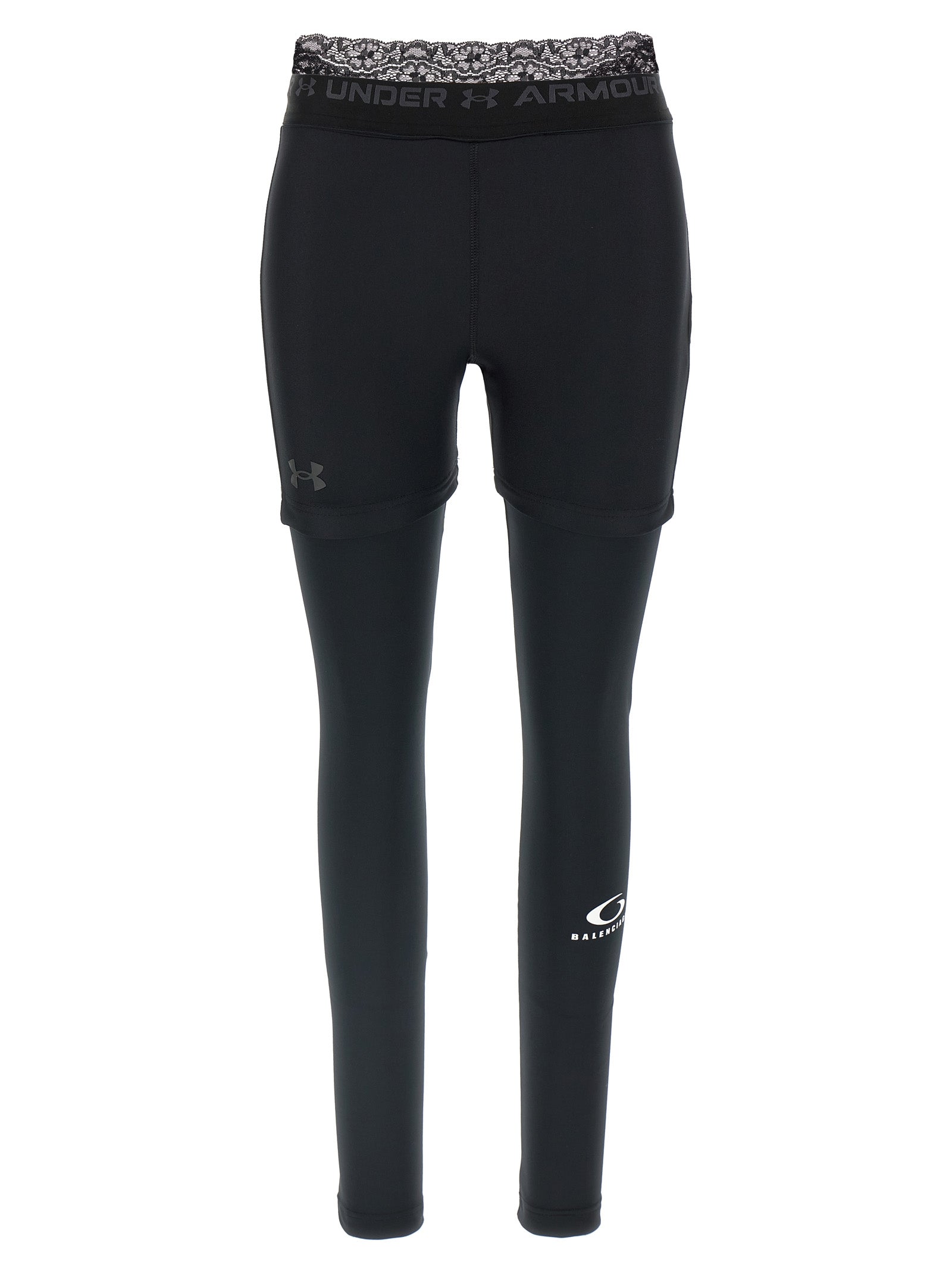 Balenciaga Black Polyester Men's Leggings