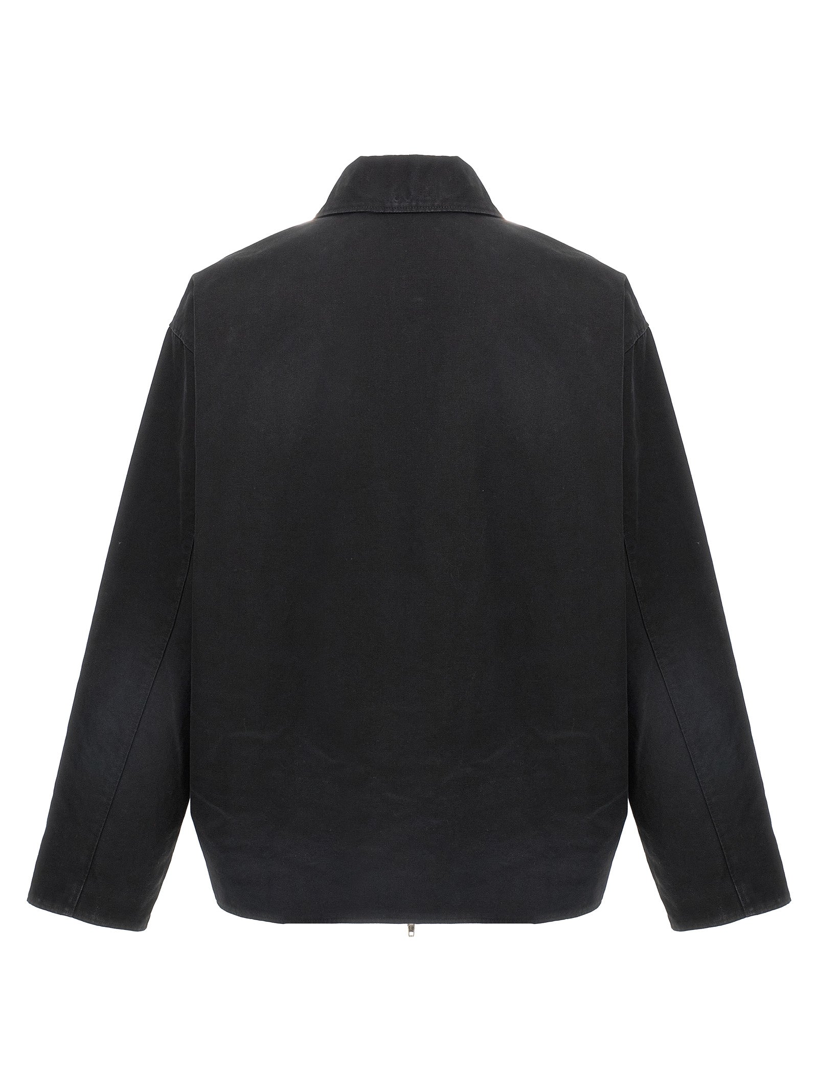 Balenciaga Black Cotton Full-Length Men's Jacket