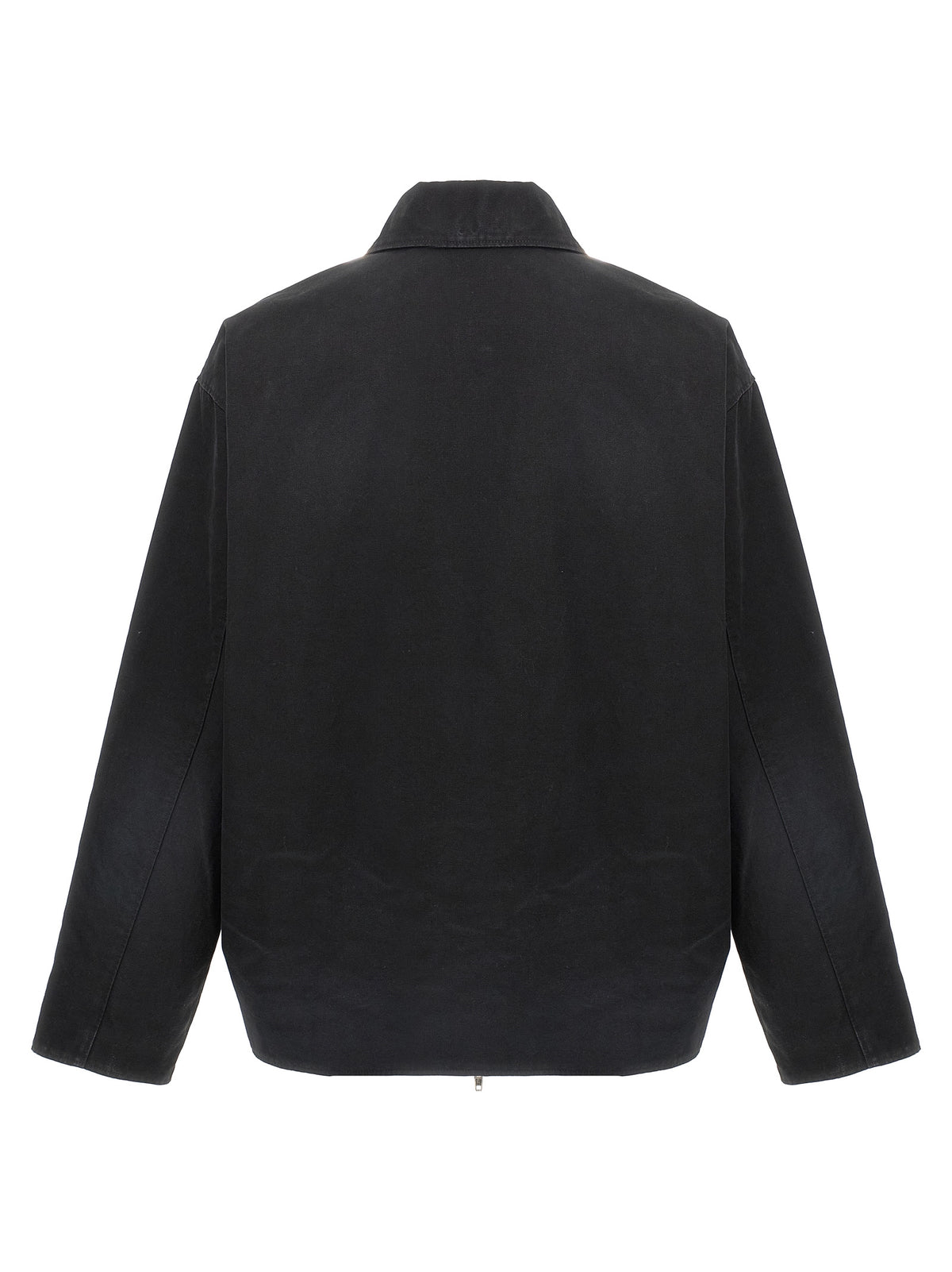 Balenciaga Black Cotton Full-Length Men's Jacket
