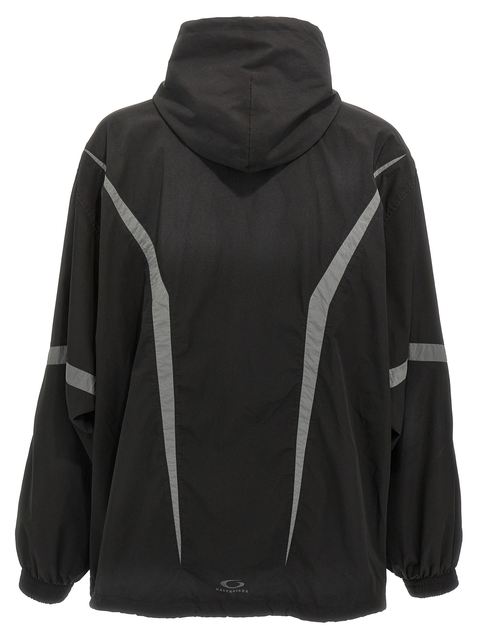 Balenciaga Black Polyester Shell Men's Jacket