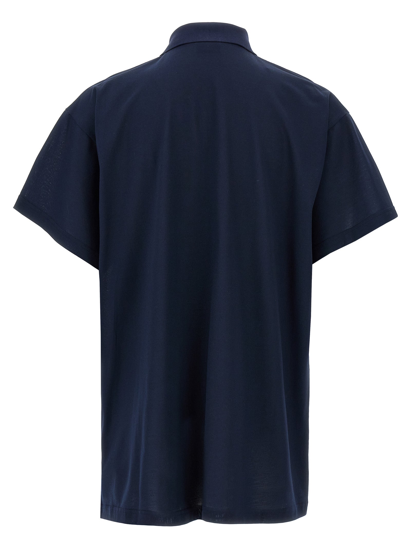 Balenciaga Blue Cotton Polo Men's Shirt