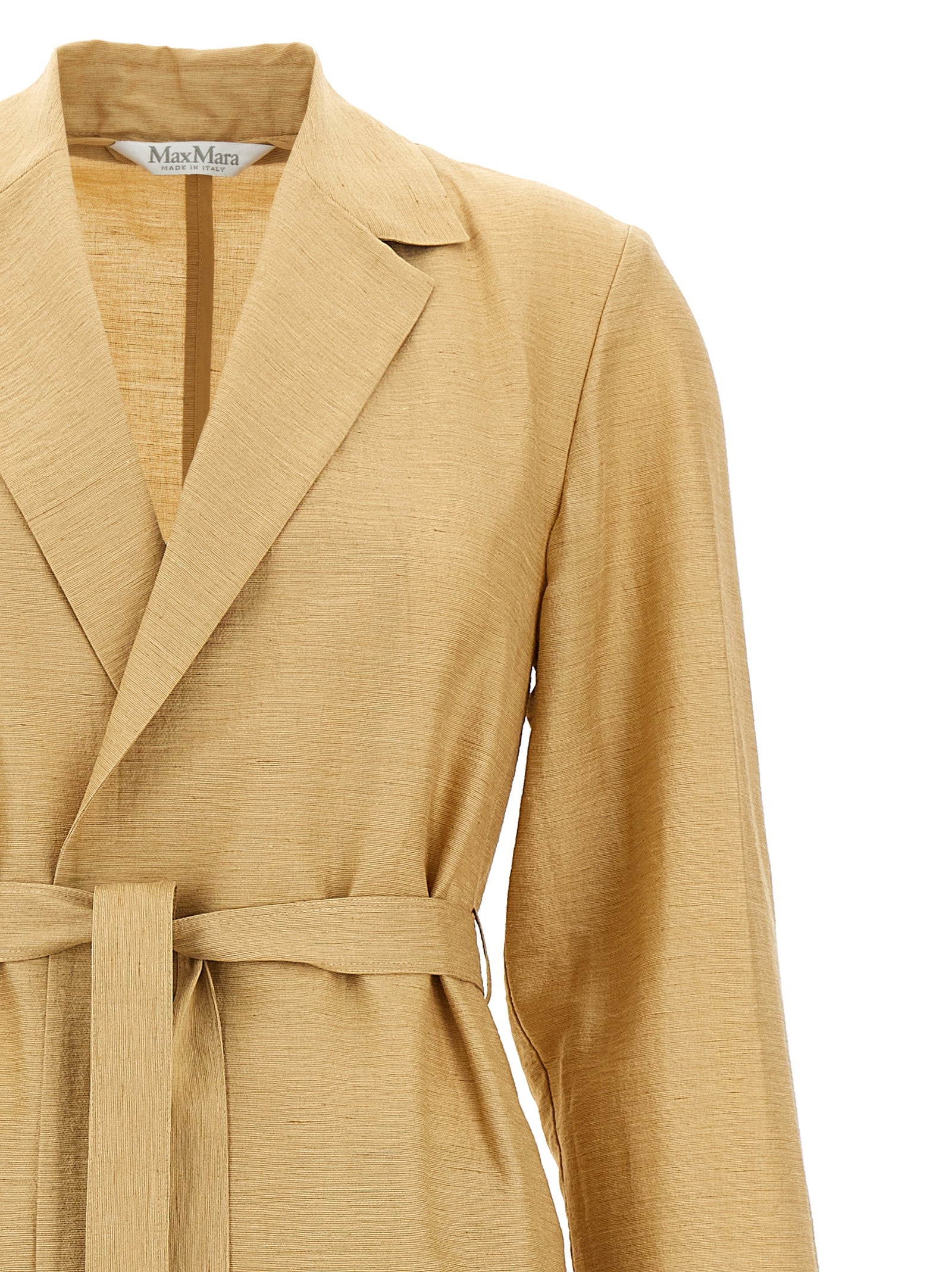Max Mara Beige Fluorofiber Women's Coat