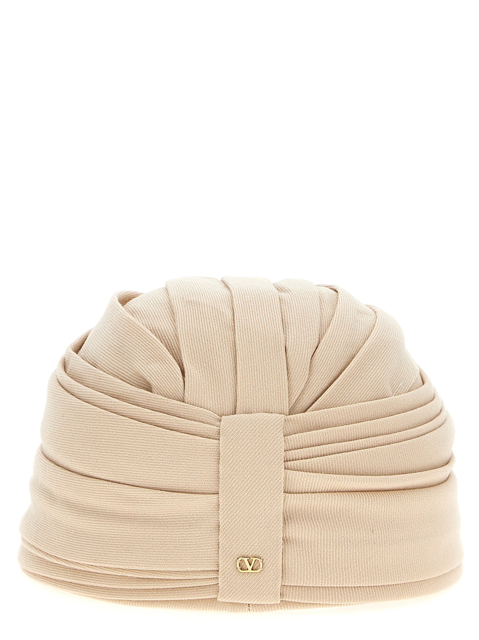 Valentino Garavani Beige Virgin Wool Women's Hat