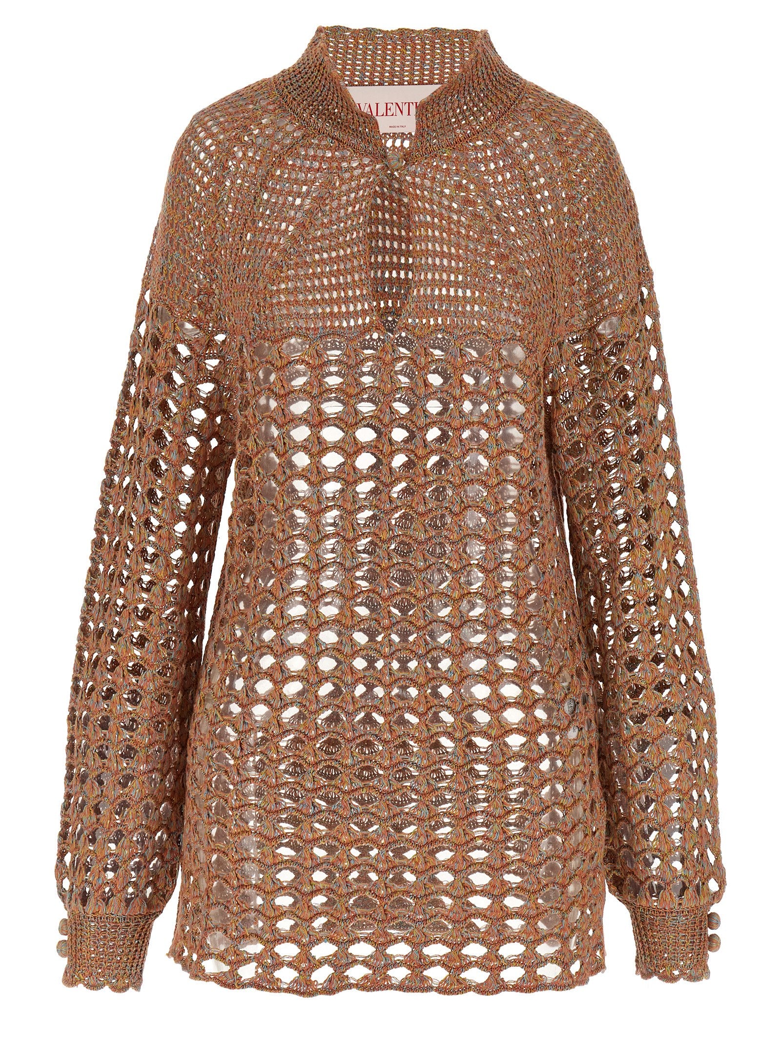Valentino Garavani Multicolor Linen Women's Cardigan