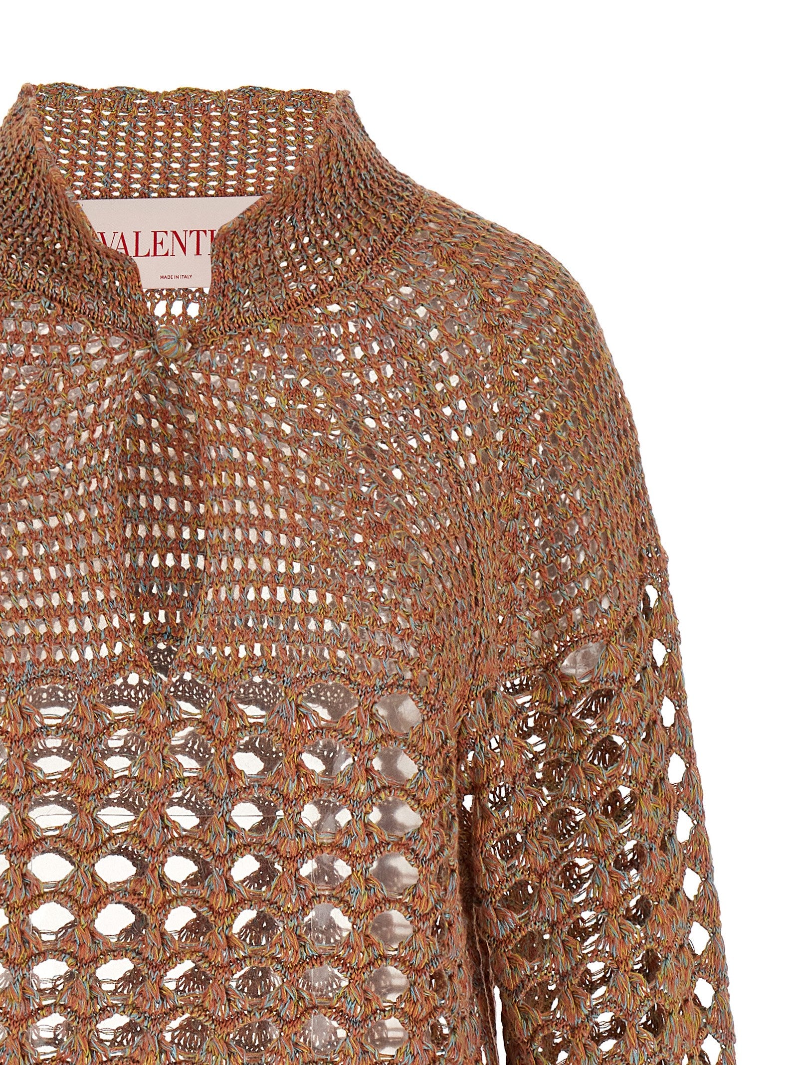 Valentino Garavani Multicolor Linen Women's Cardigan