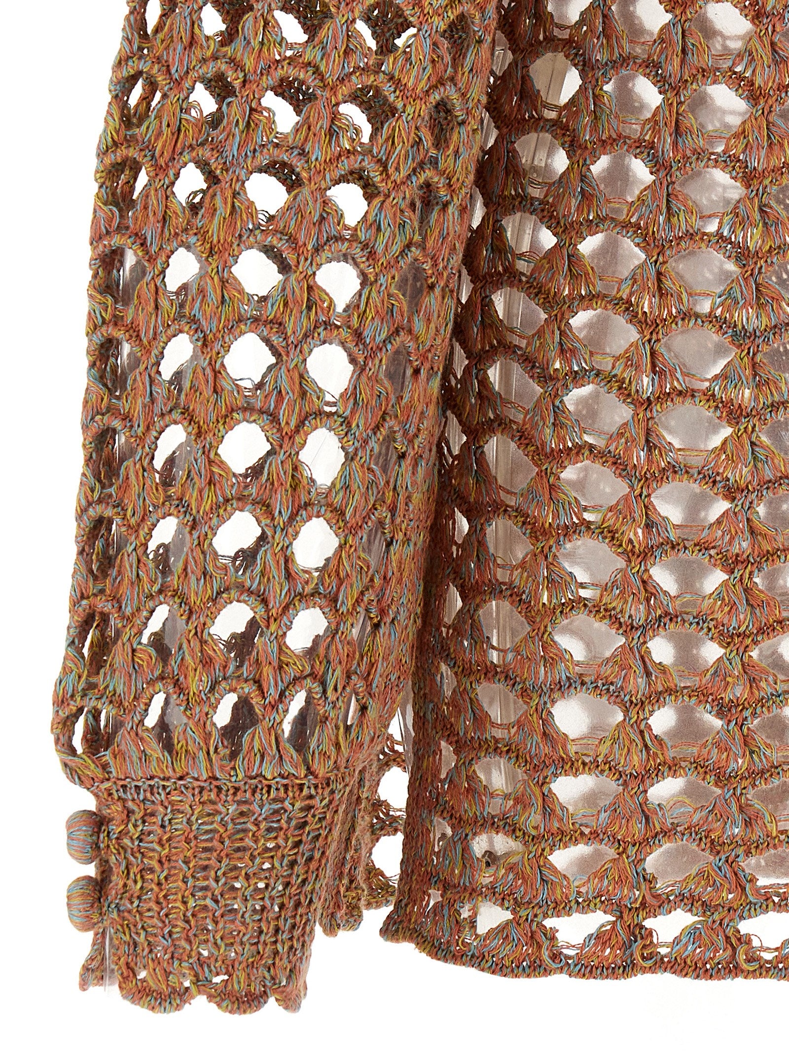 Valentino Garavani Multicolor Linen Women's Cardigan