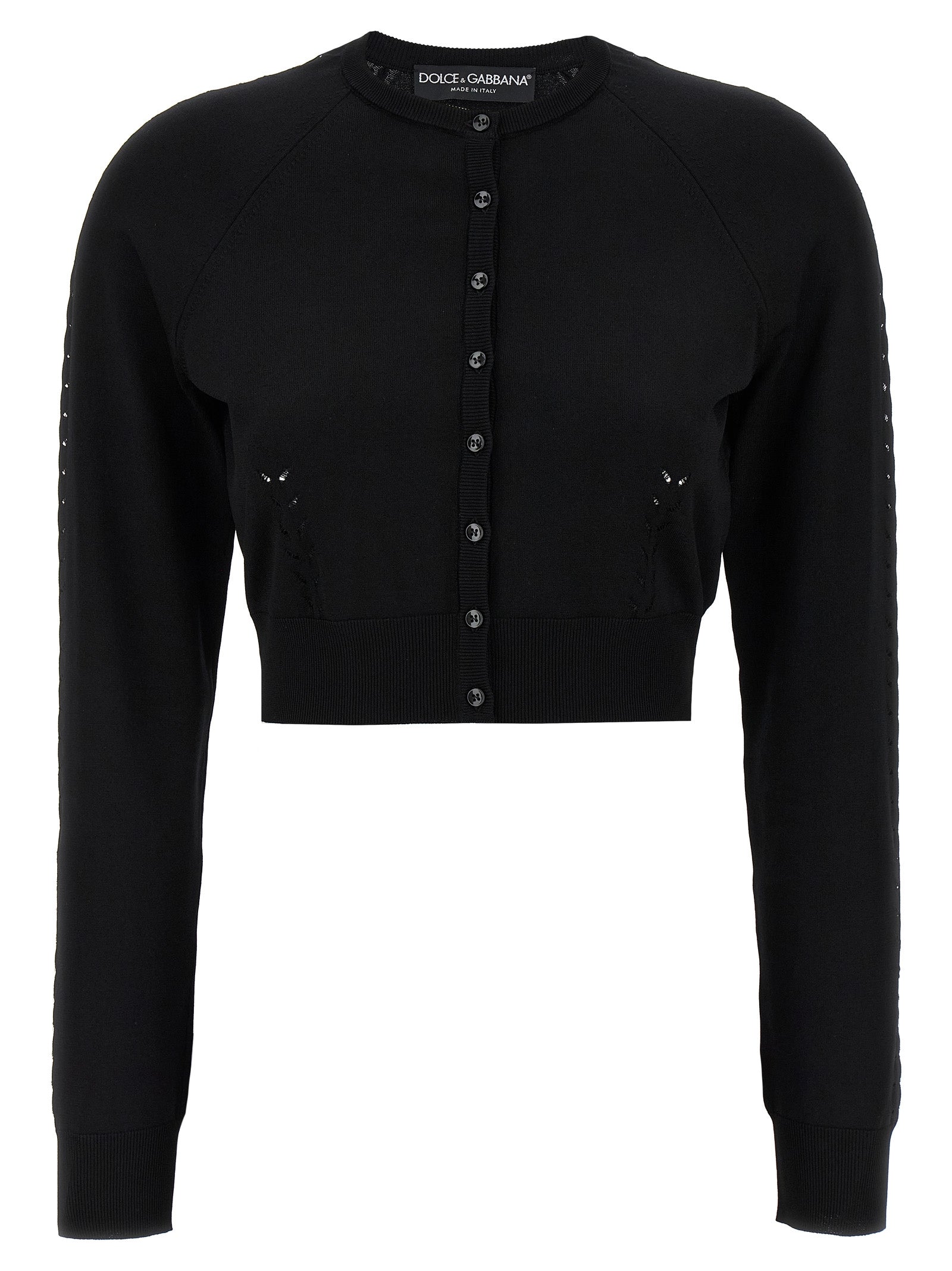 Dolce & Gabbana Black Viscose Women's Cardigan