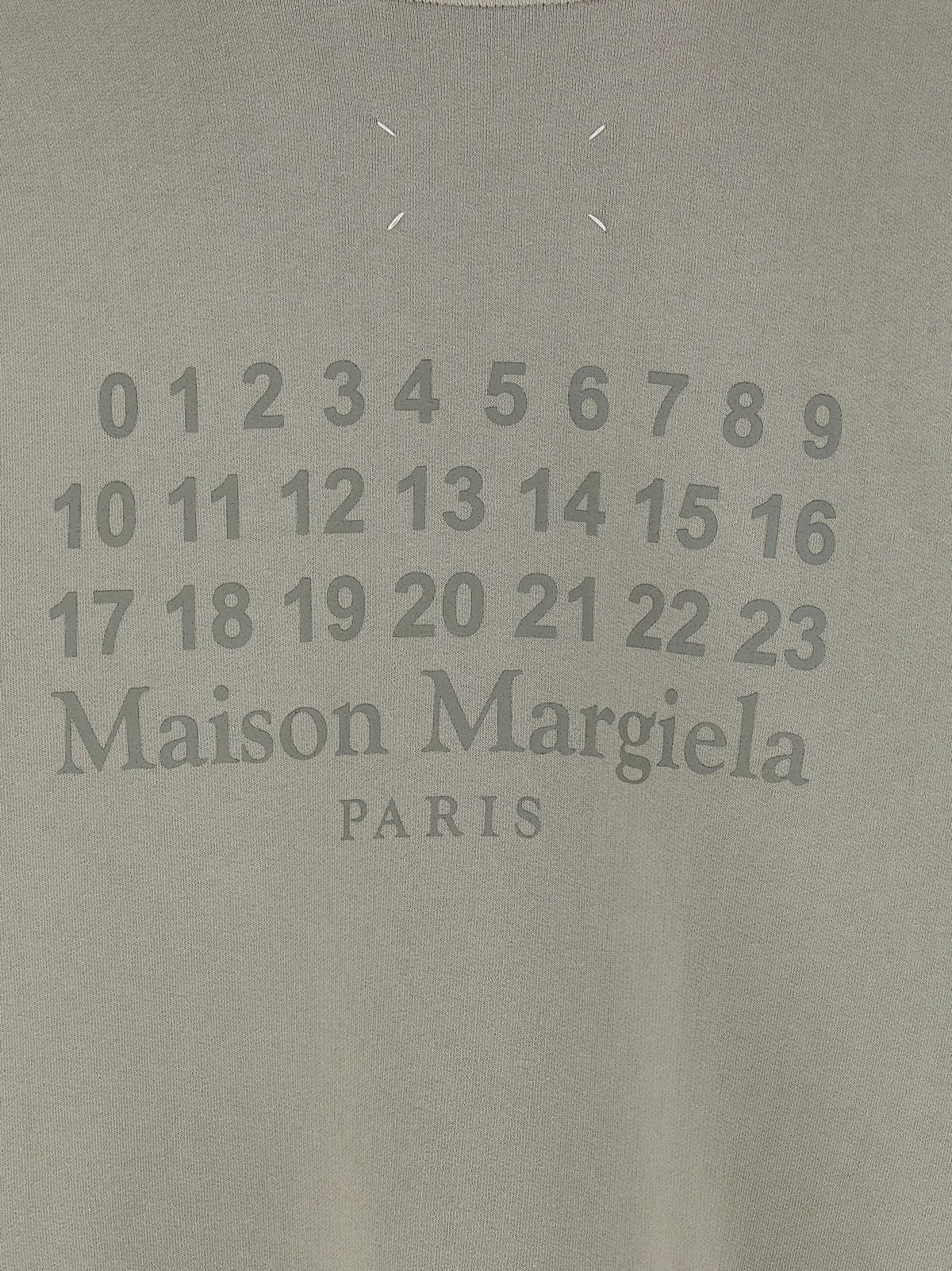 Maison Margiela Gray Cotton Men's Sweatshirt