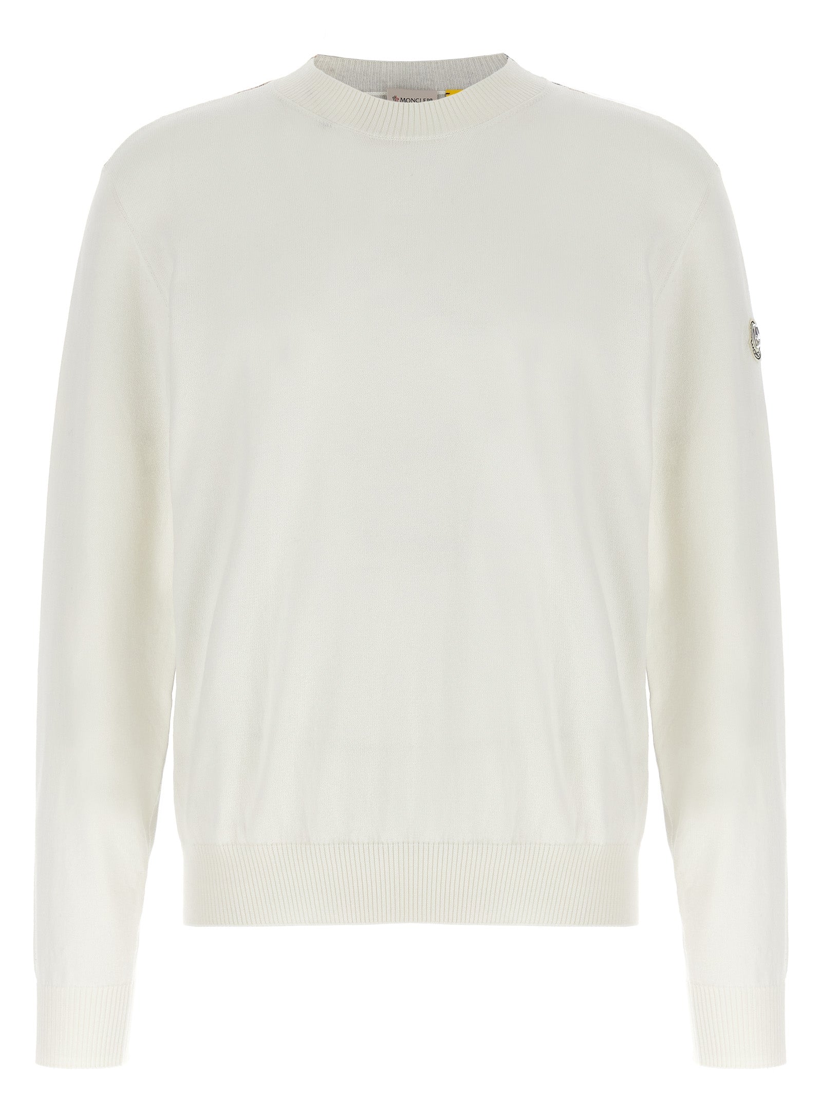 MONCLER GENIUS White Cotton Men's Cardigan