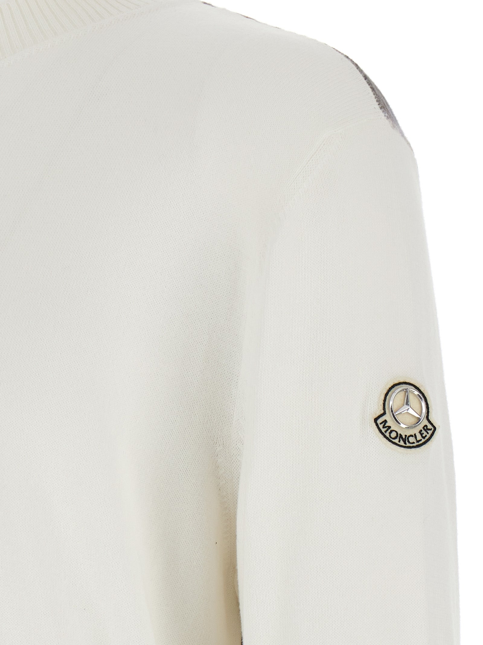 MONCLER GENIUS White Cotton Men's Cardigan