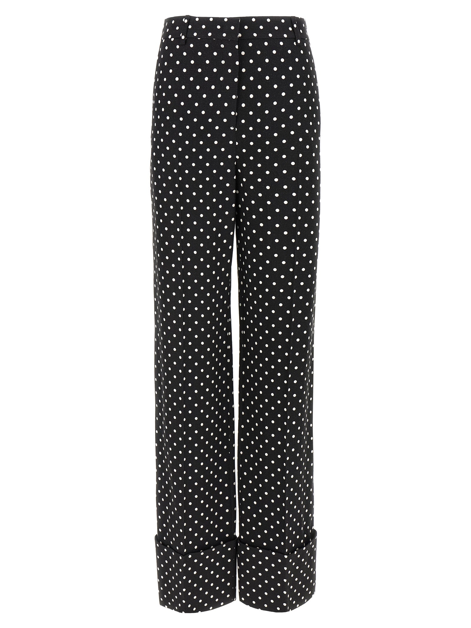 Valentino Garavani Bicolor Viscose Casual Women's Pants