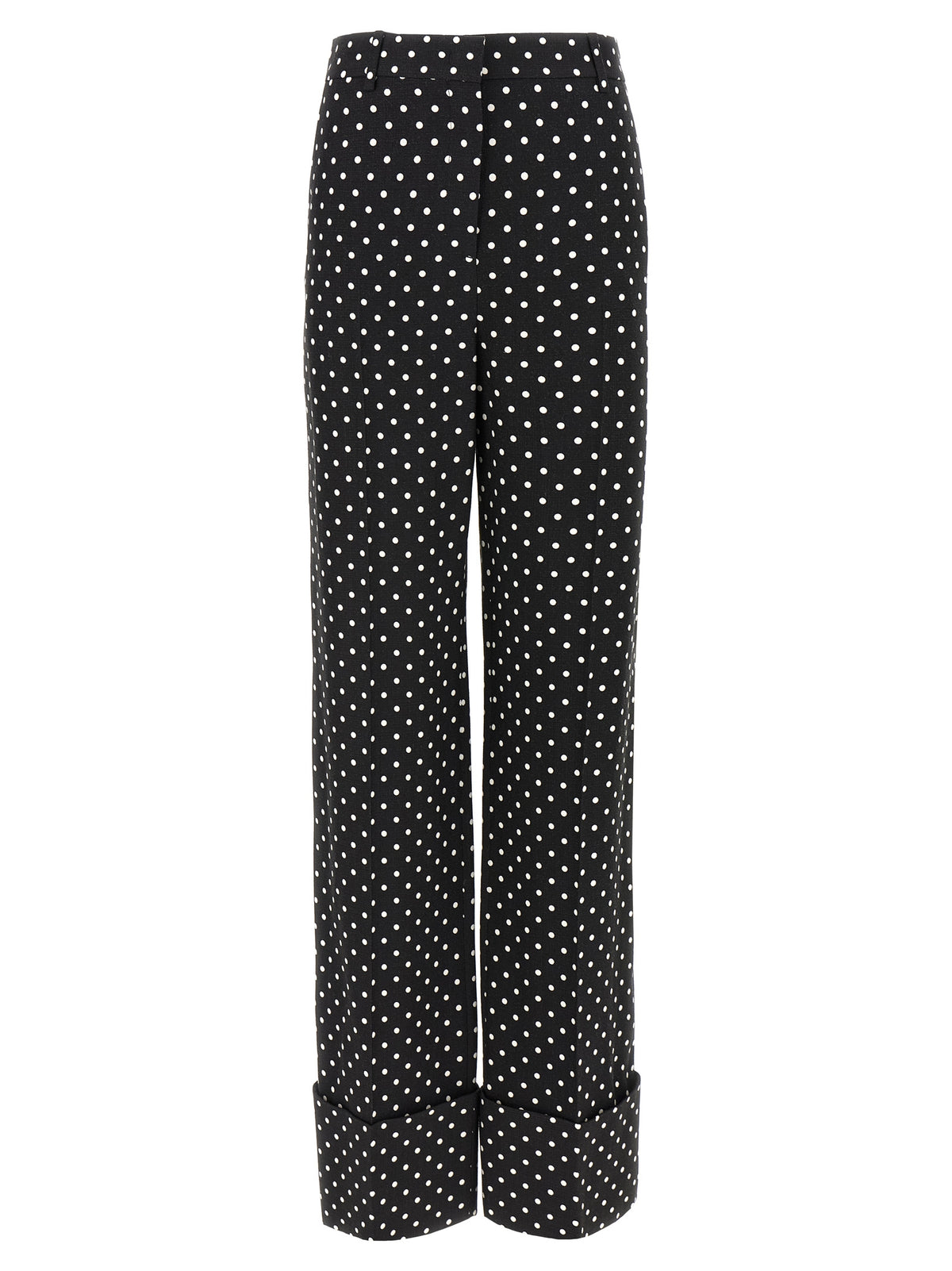 Valentino Garavani Bicolor Viscose Casual Women's Pants
