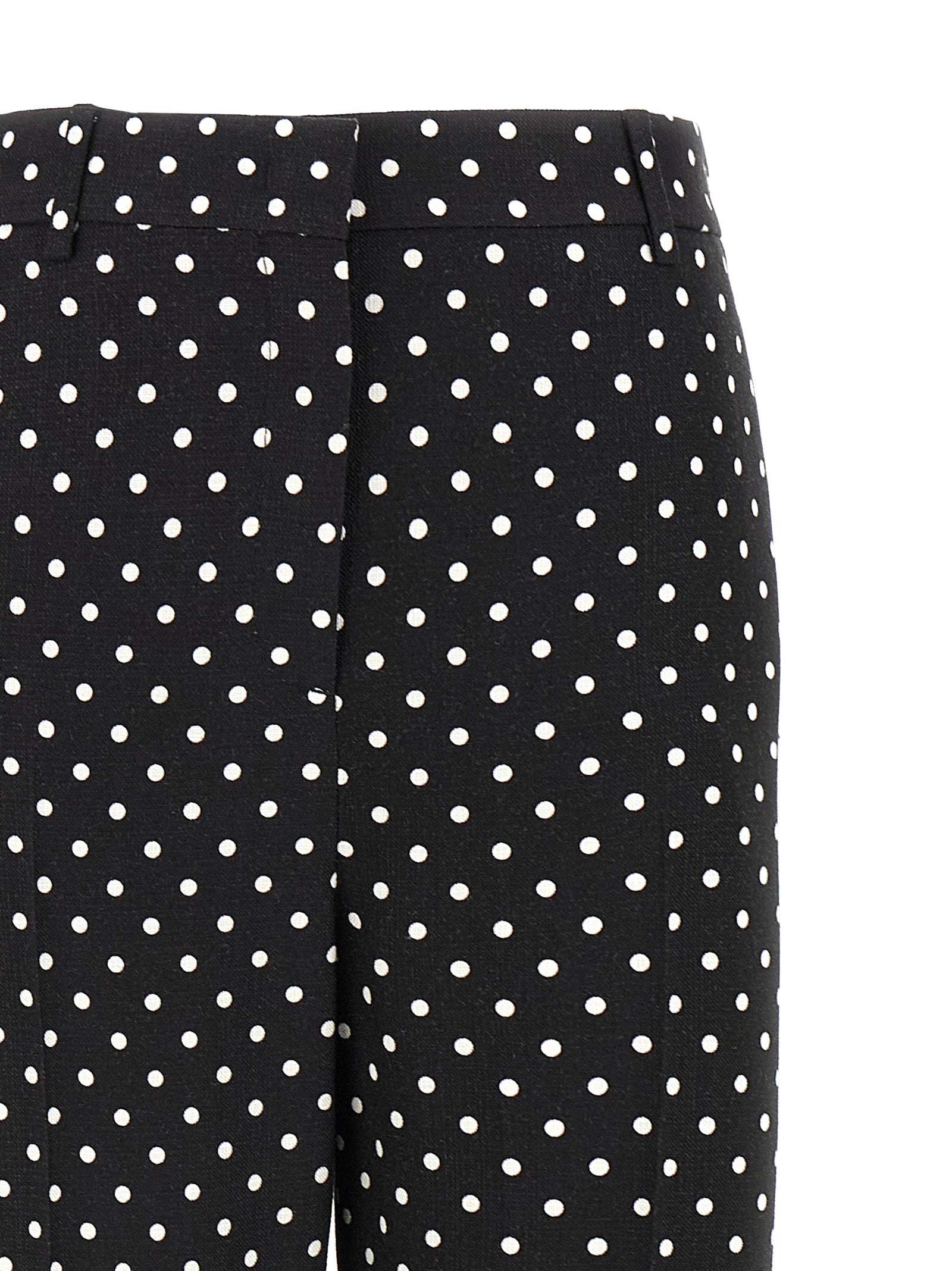 Valentino Garavani Bicolor Viscose Casual Women's Pants