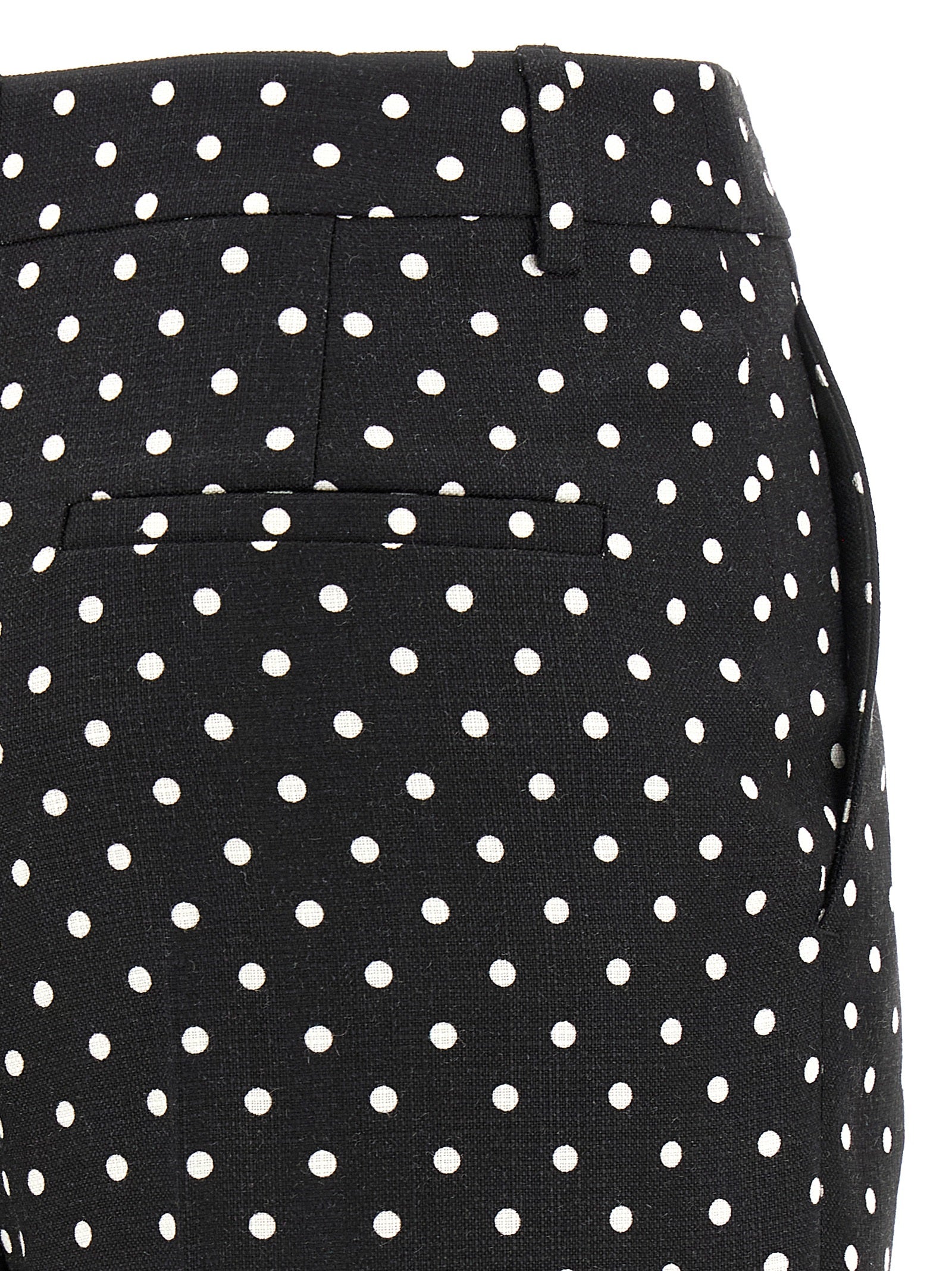 Valentino Garavani Bicolor Viscose Casual Women's Pants
