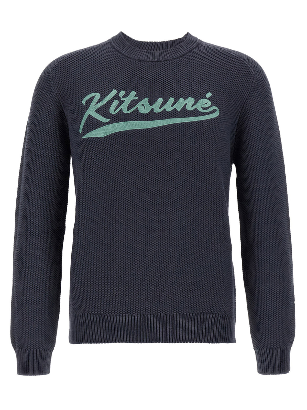 Maison Kitsuné Gray Cotton Men's Cardigan