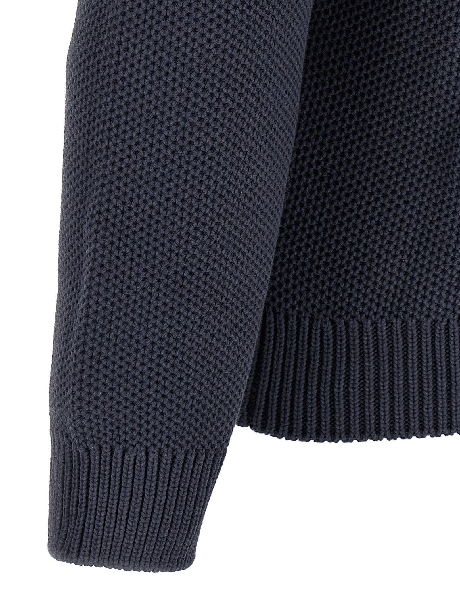 Maison Kitsuné Gray Cotton Men's Cardigan