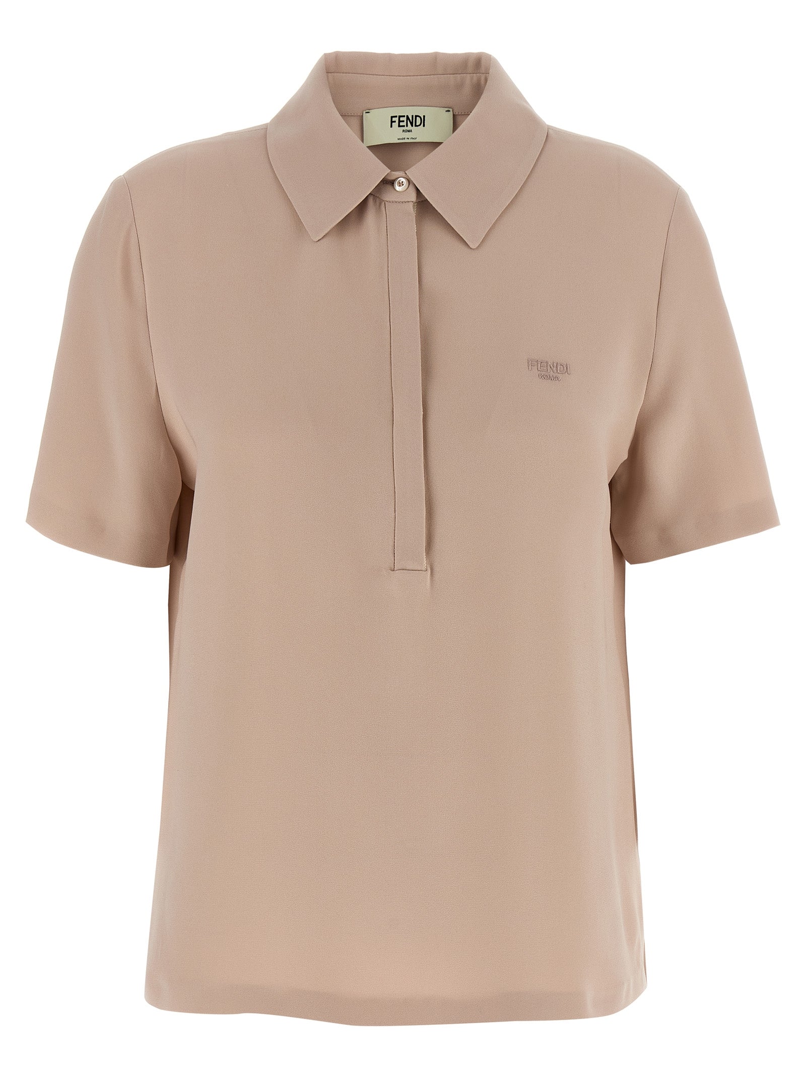 Fendi Multicolor Silk Polo Women's Shirt