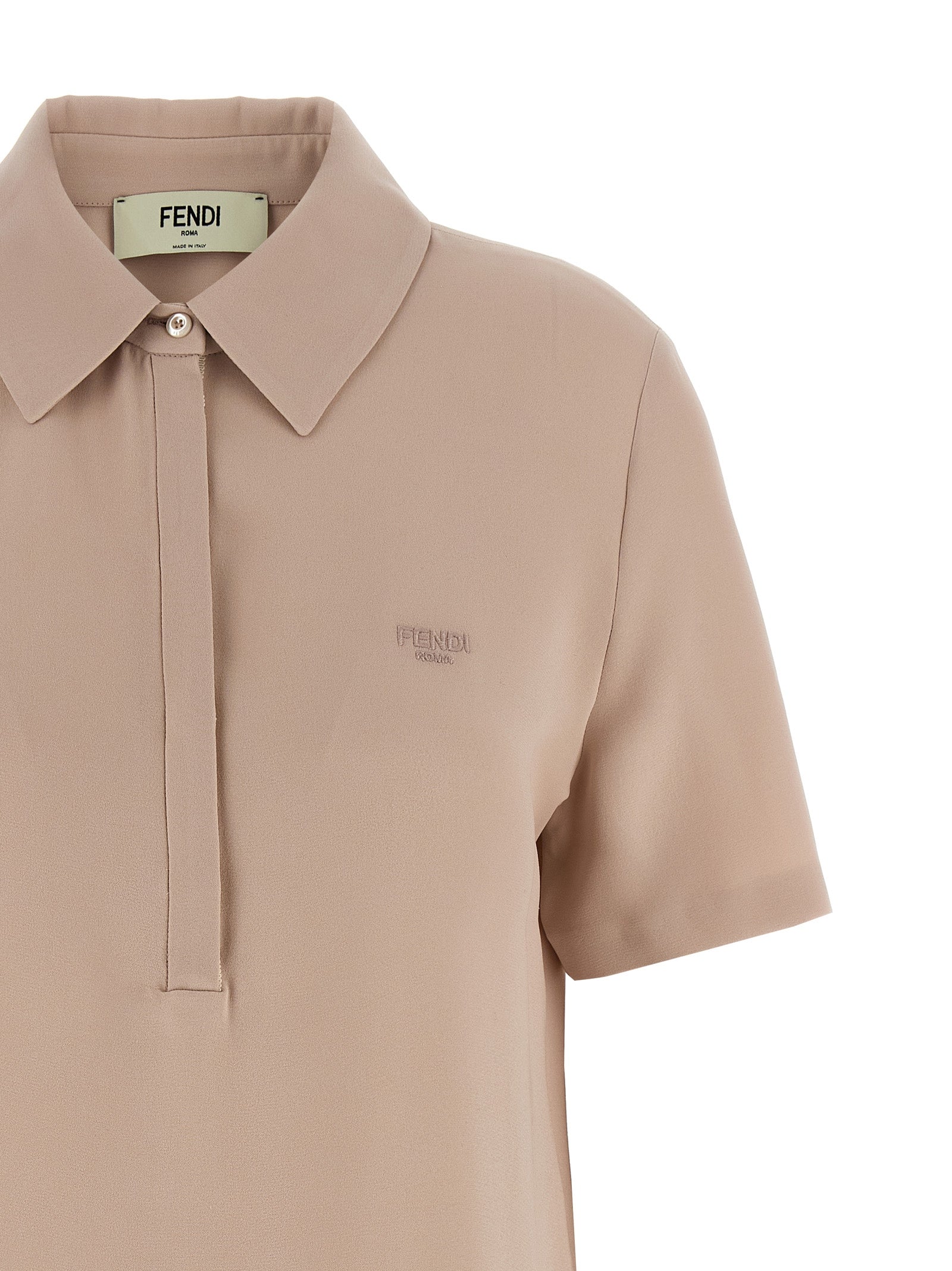 Fendi Multicolor Silk Polo Women's Shirt