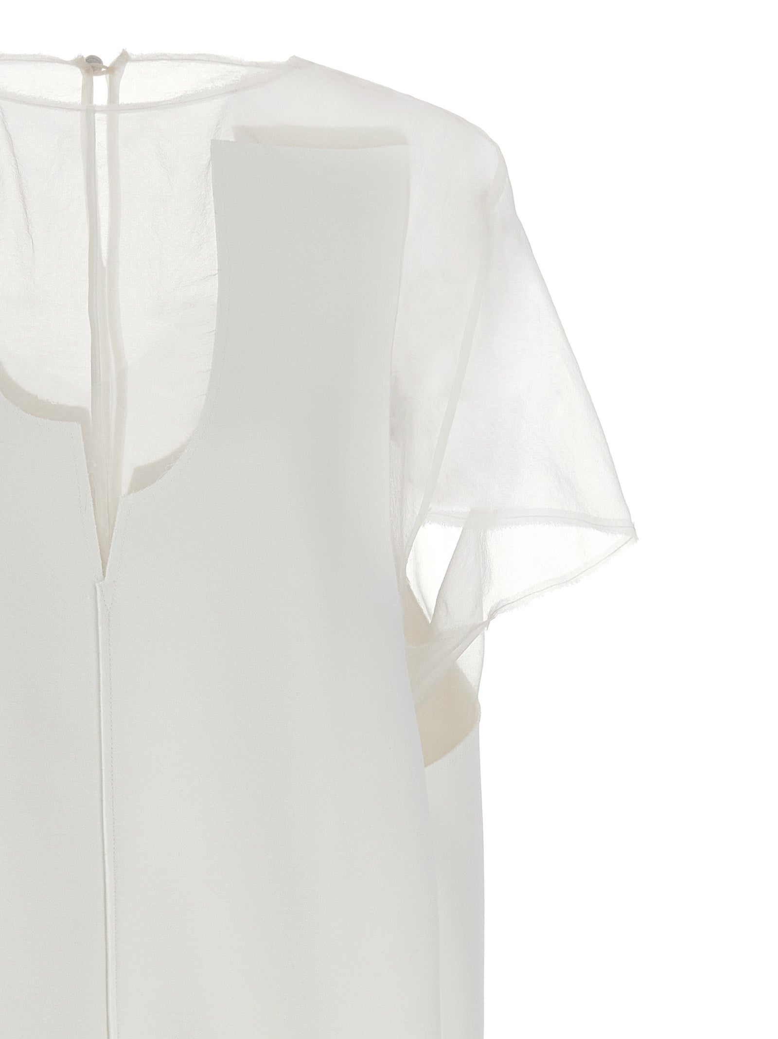 Khaite White Polyester Short Women's Dress