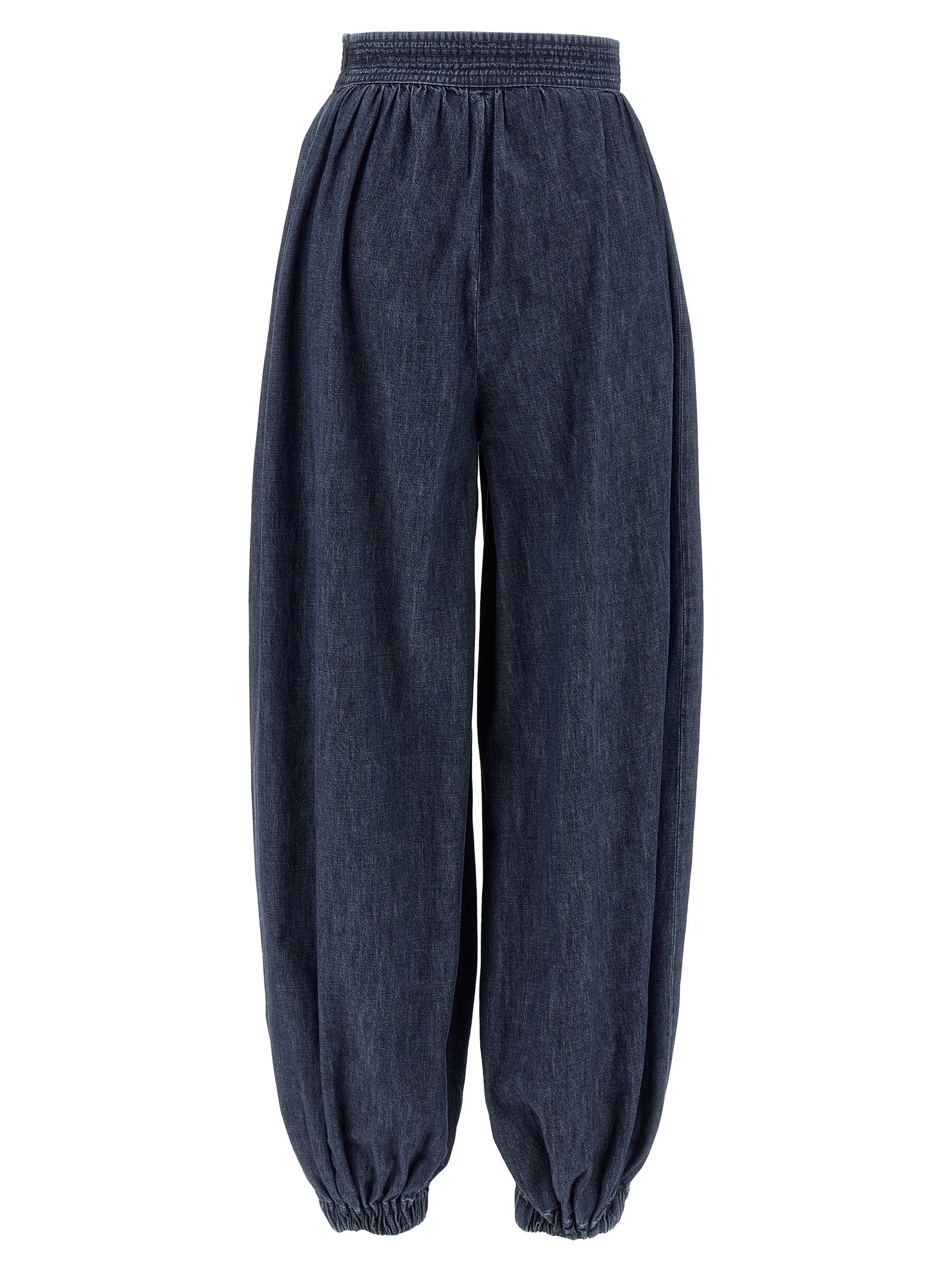 Valentino Garavani Blue Cotton Women's Pants