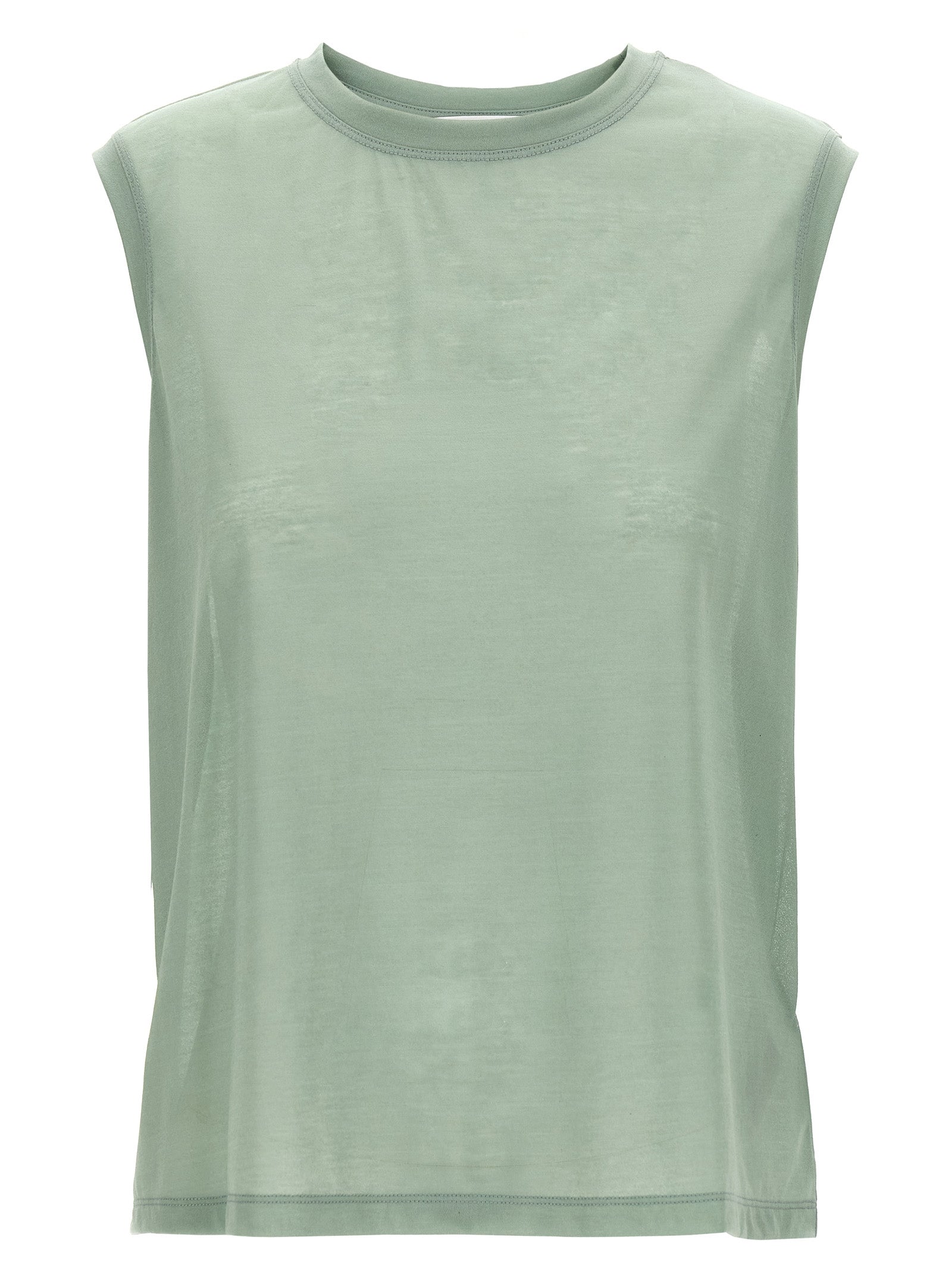 Victoria Beckham Bicolor Cotton Sleeveles Women's T-Shirt