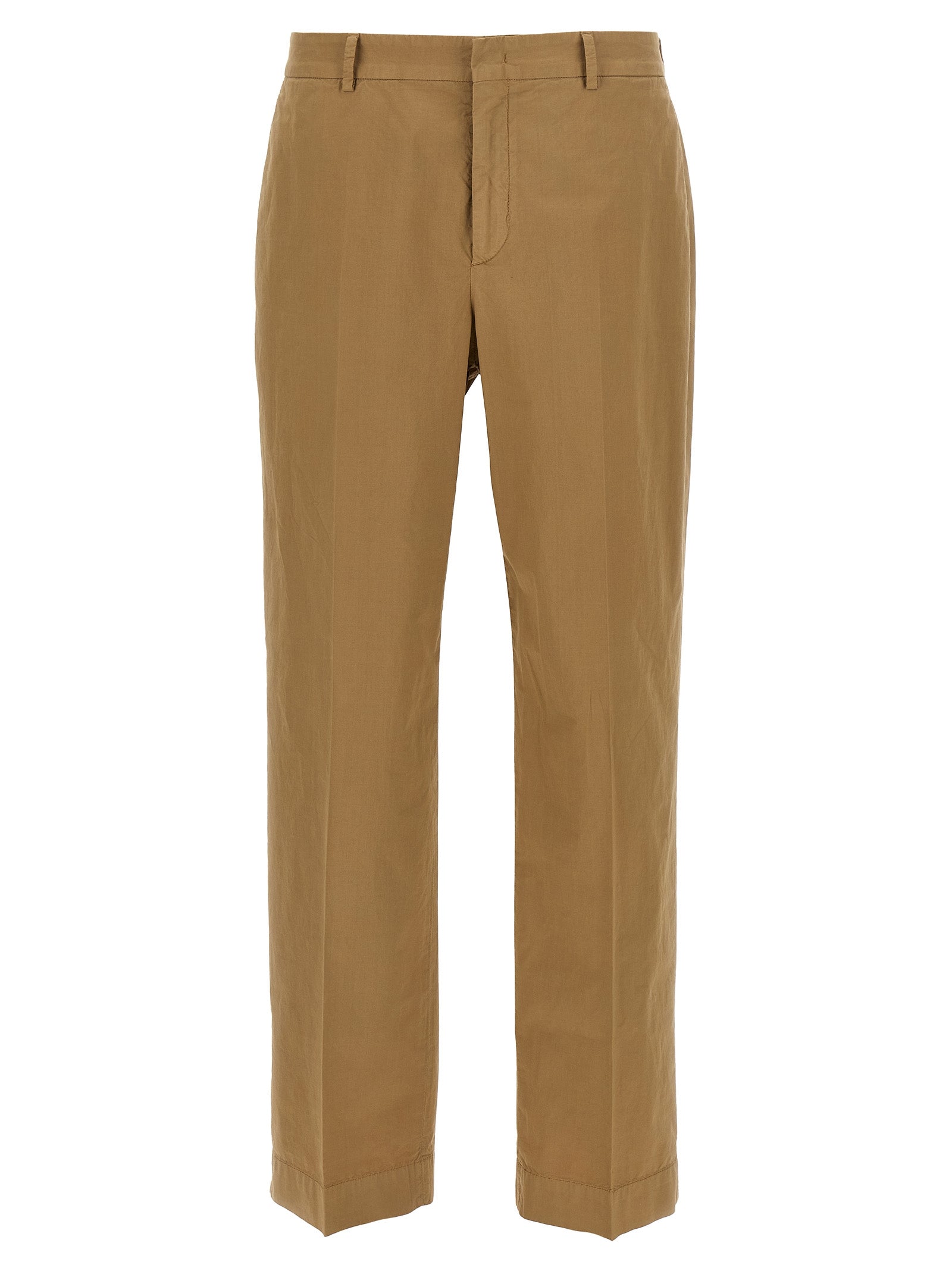 CELLAR DOOR Beige Cotton Casual Men's Pants