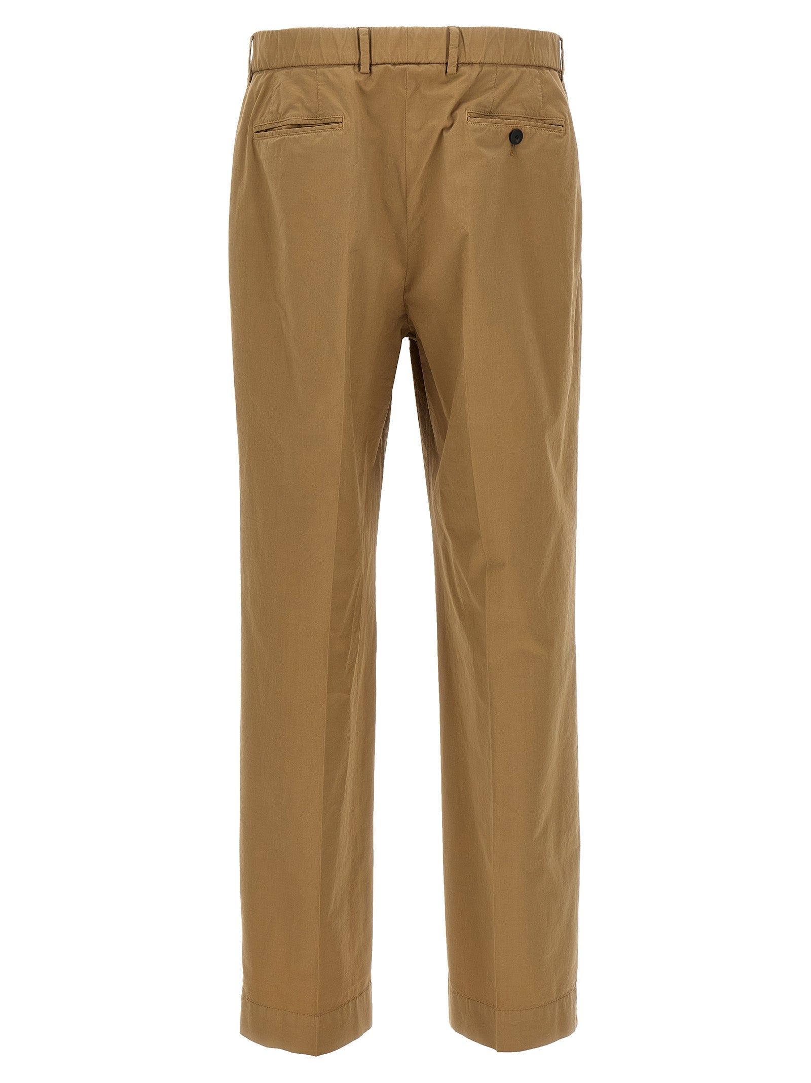 CELLAR DOOR Beige Cotton Casual Men's Pants