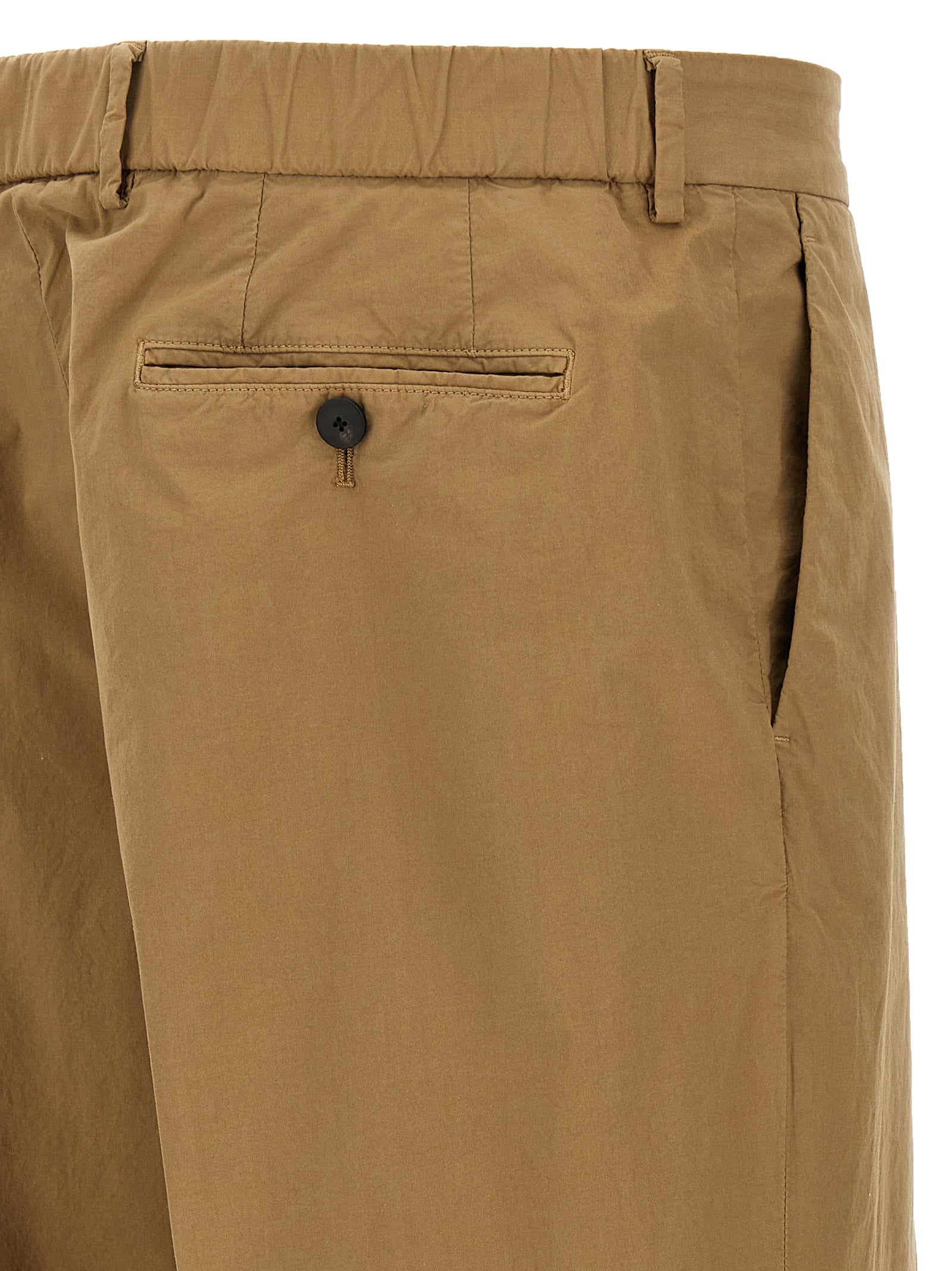 CELLAR DOOR Beige Cotton Casual Men's Pants