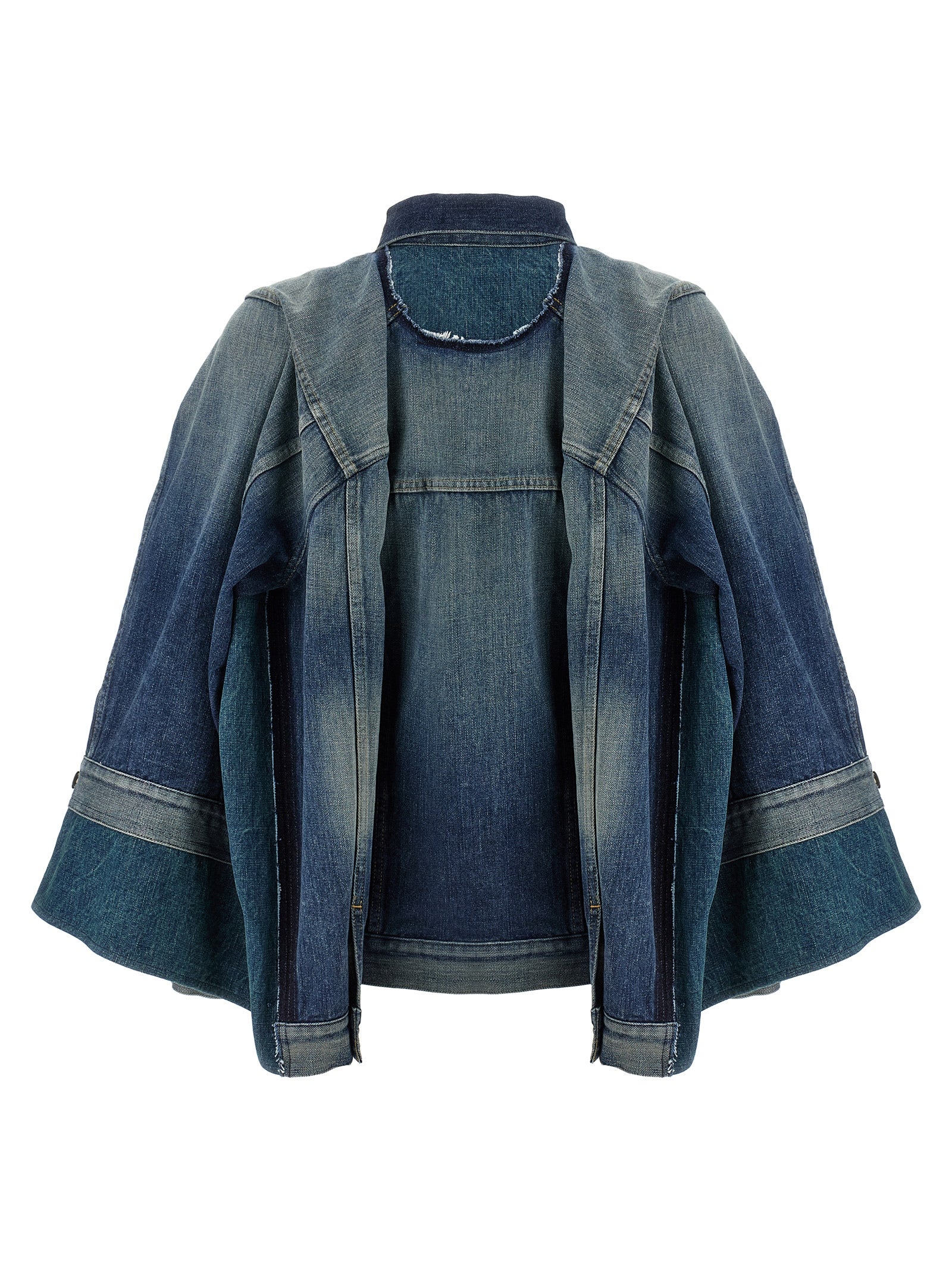 Junya Watanabe Blue Cotton Denim Women's Jacket