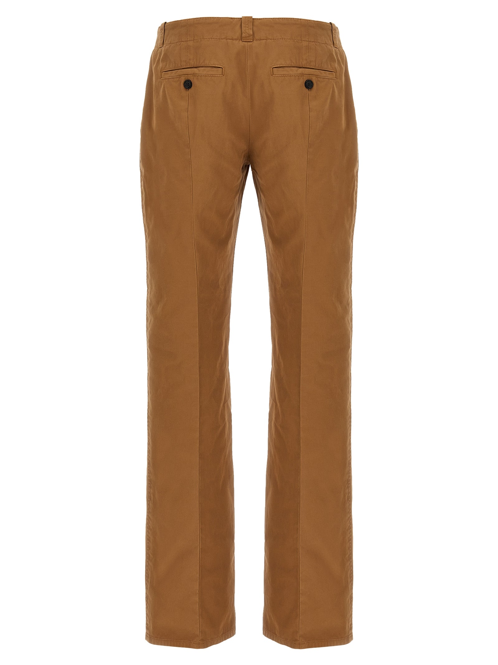 Alexander McQueen Brown Cotton Chino Men's Pants