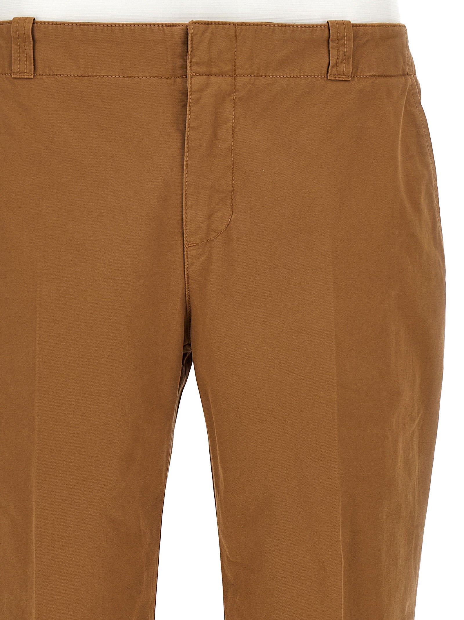 Alexander McQueen Brown Cotton Chino Men's Pants