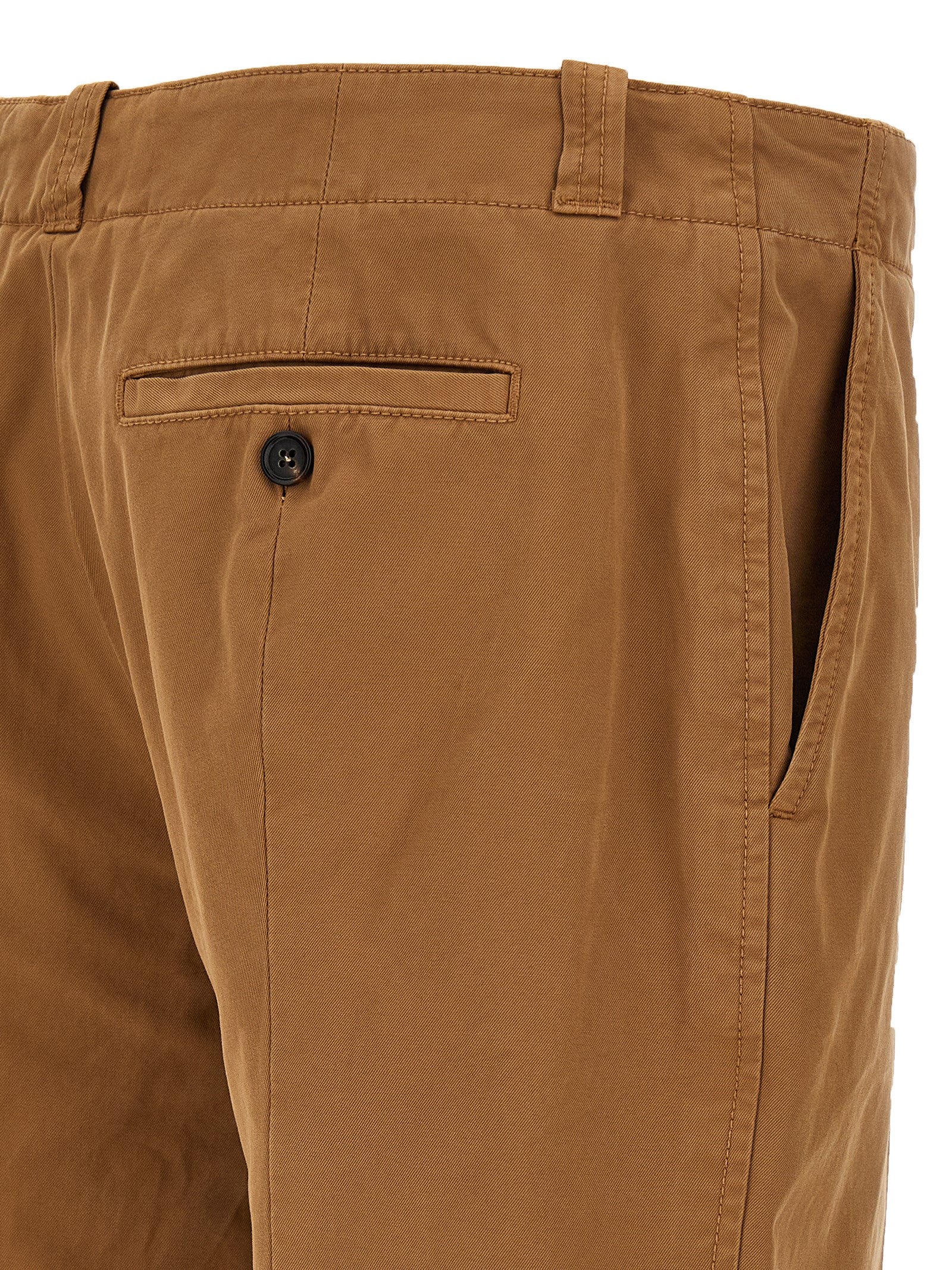 Alexander McQueen Brown Cotton Chino Men's Pants