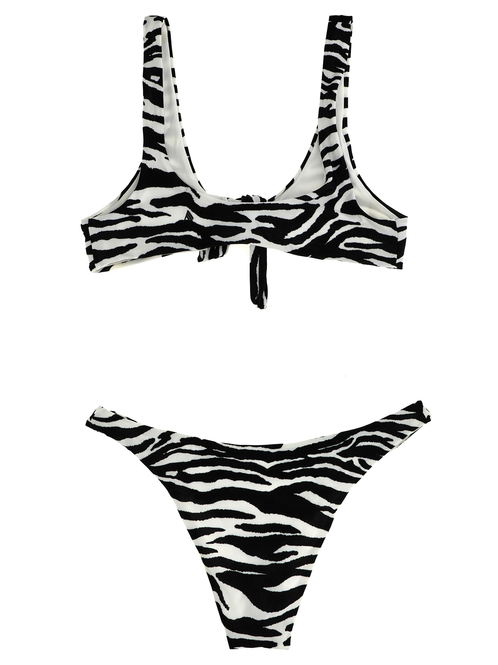 The Attico Bicolor Polyamide Women's Bikini