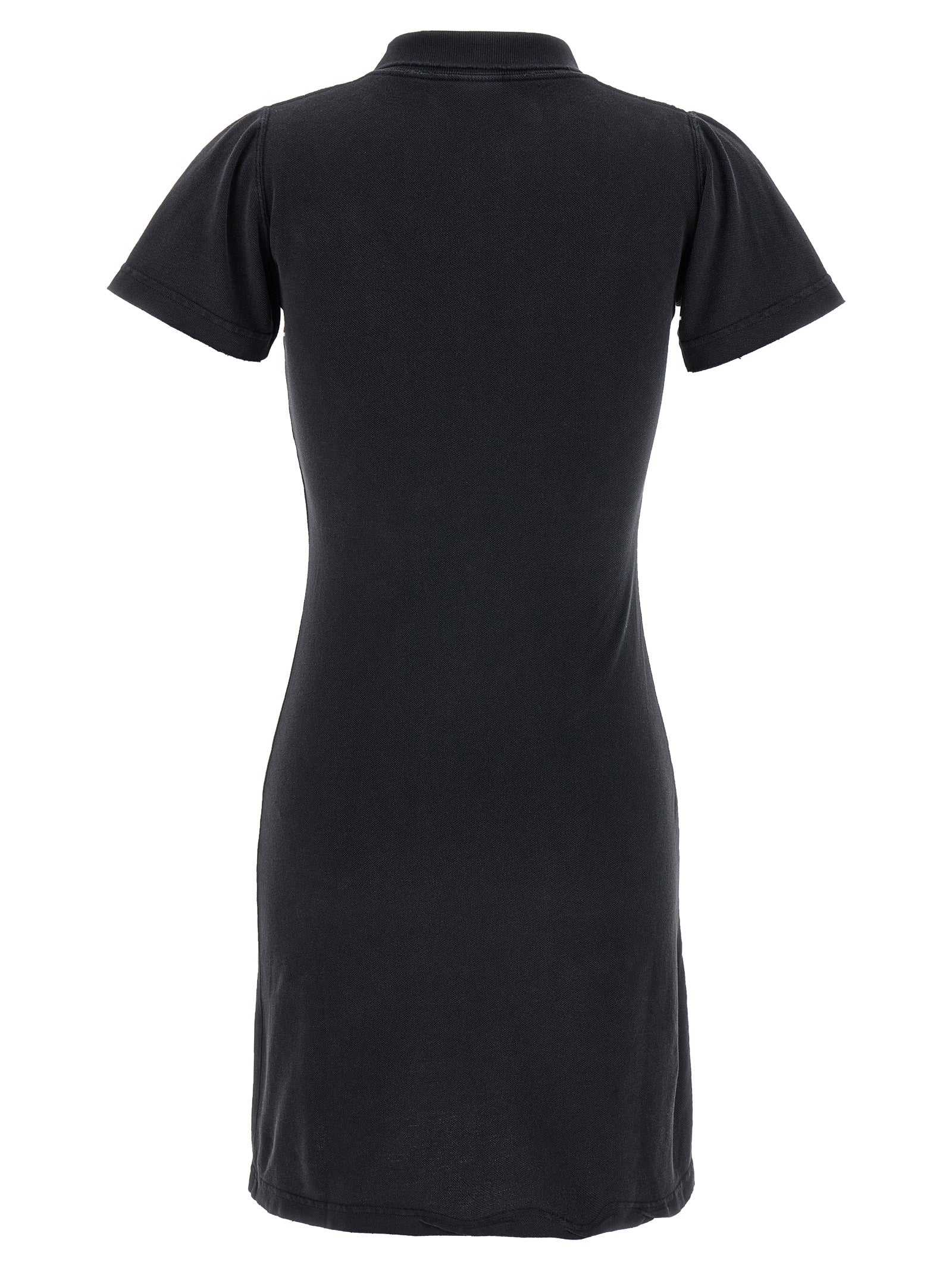 Balenciaga Black Cotton Short Women's Dress