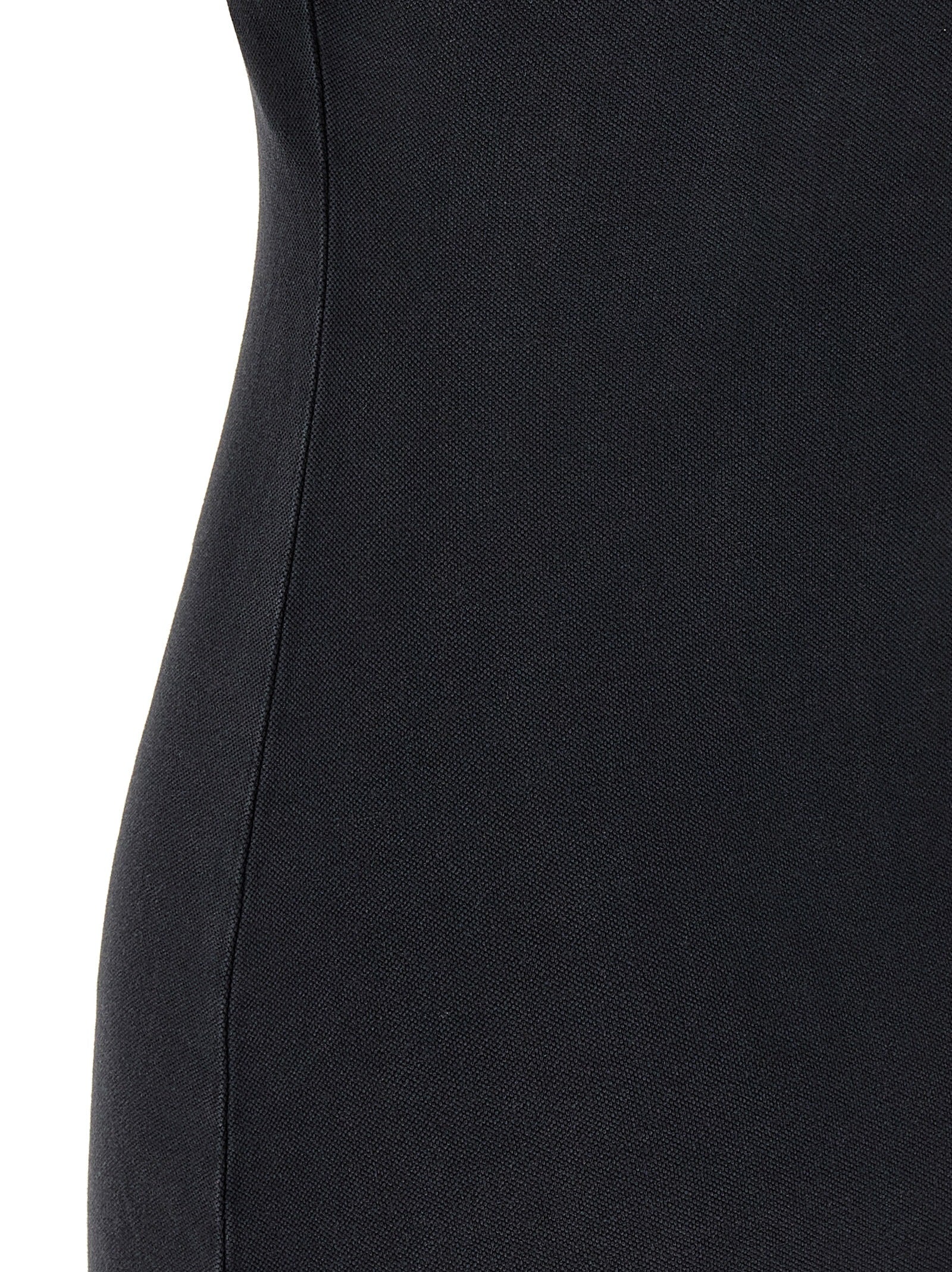 Balenciaga Black Cotton Short Women's Dress