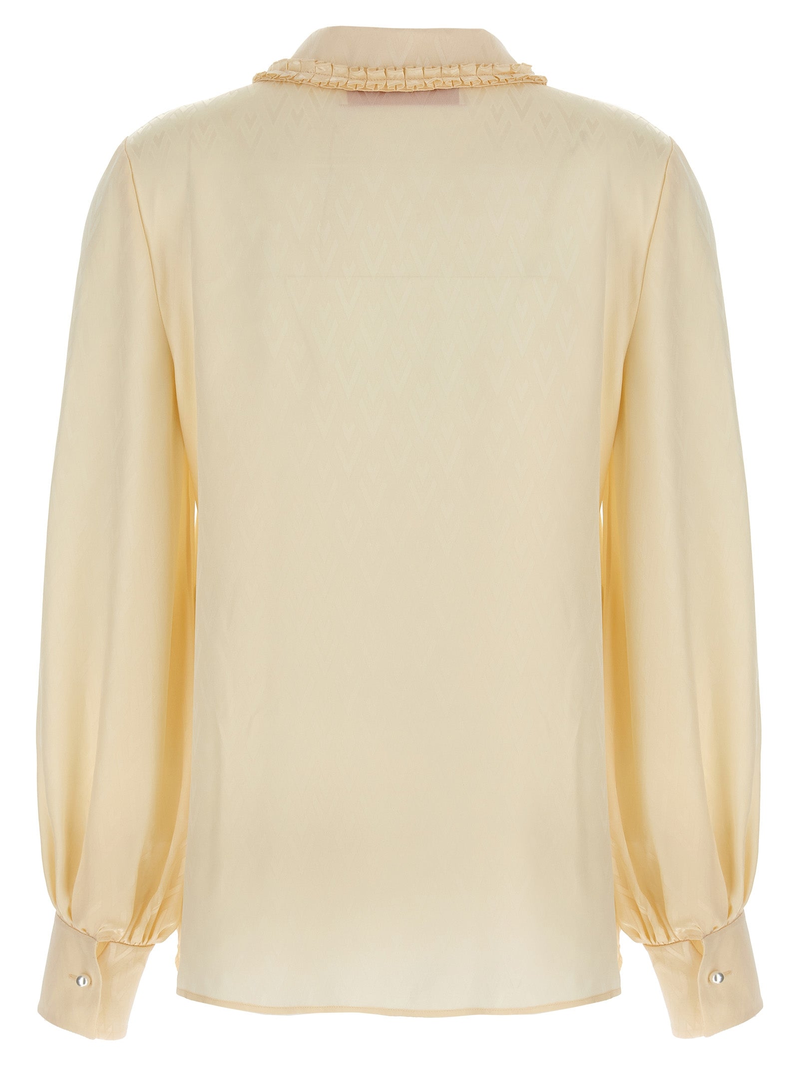 Valentino Garavani Beige Silk Women's Blouse
