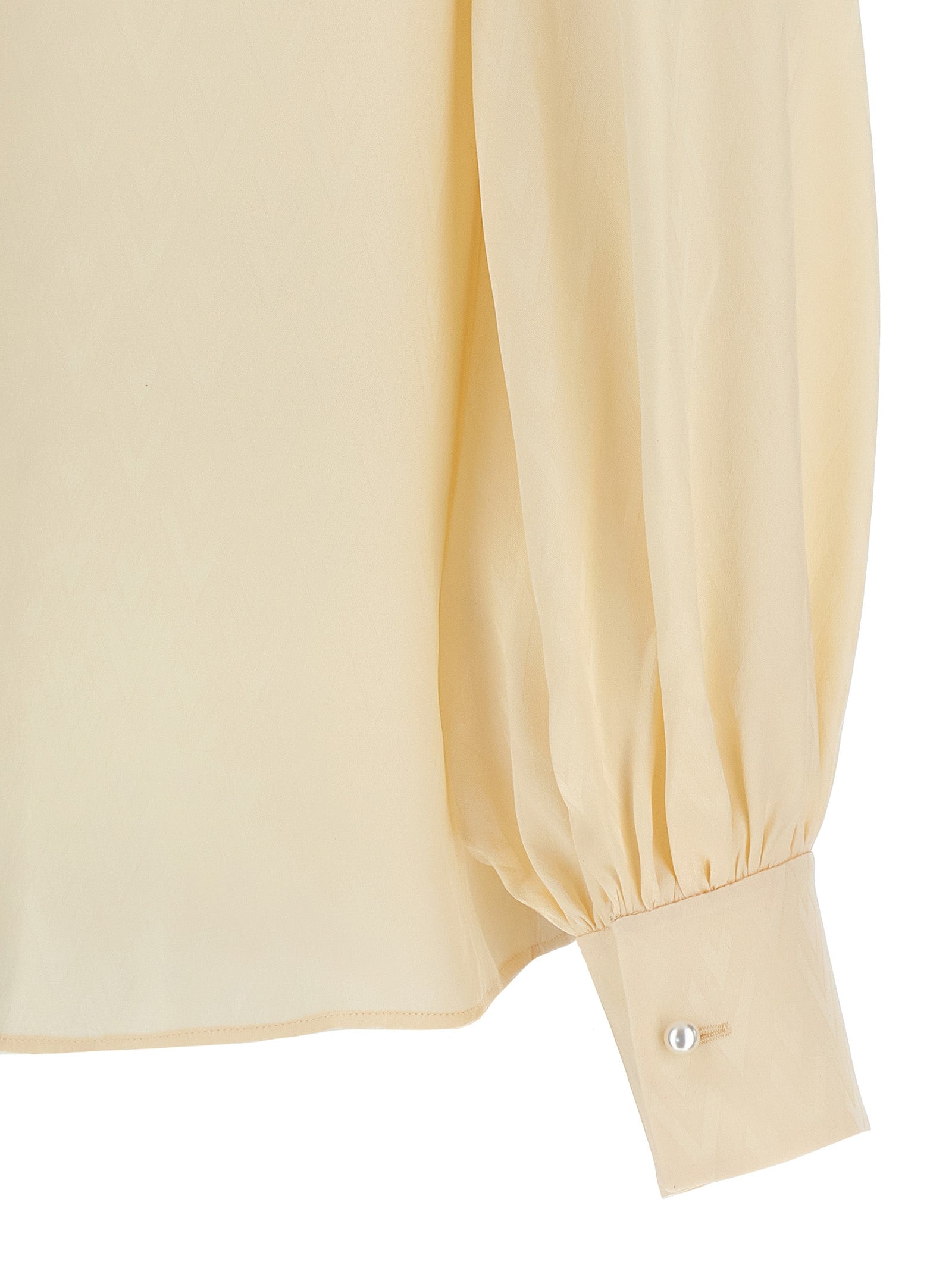 Valentino Garavani Beige Silk Women's Blouse