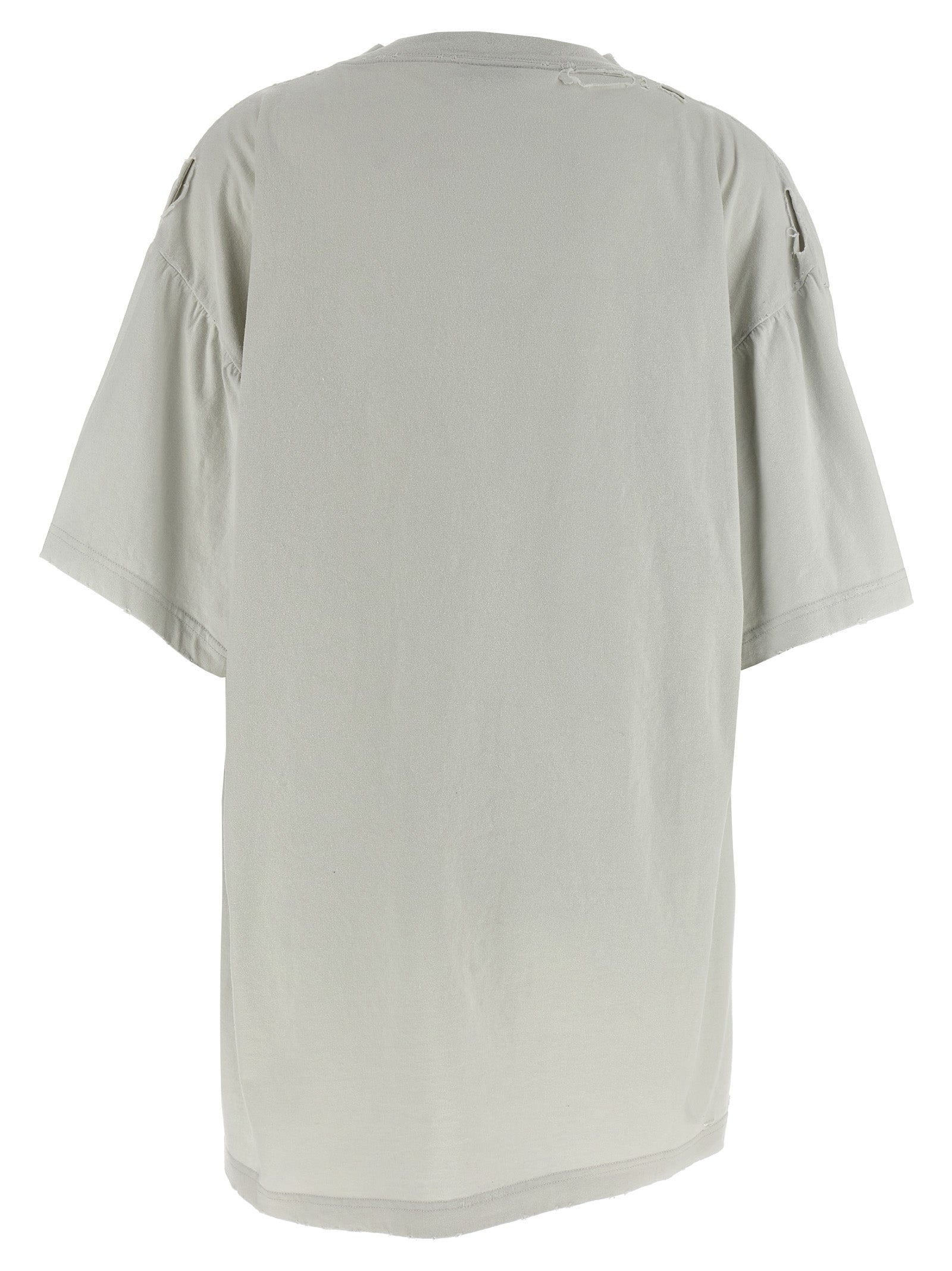 Balenciaga Gray Cotton Women's T-Shirt