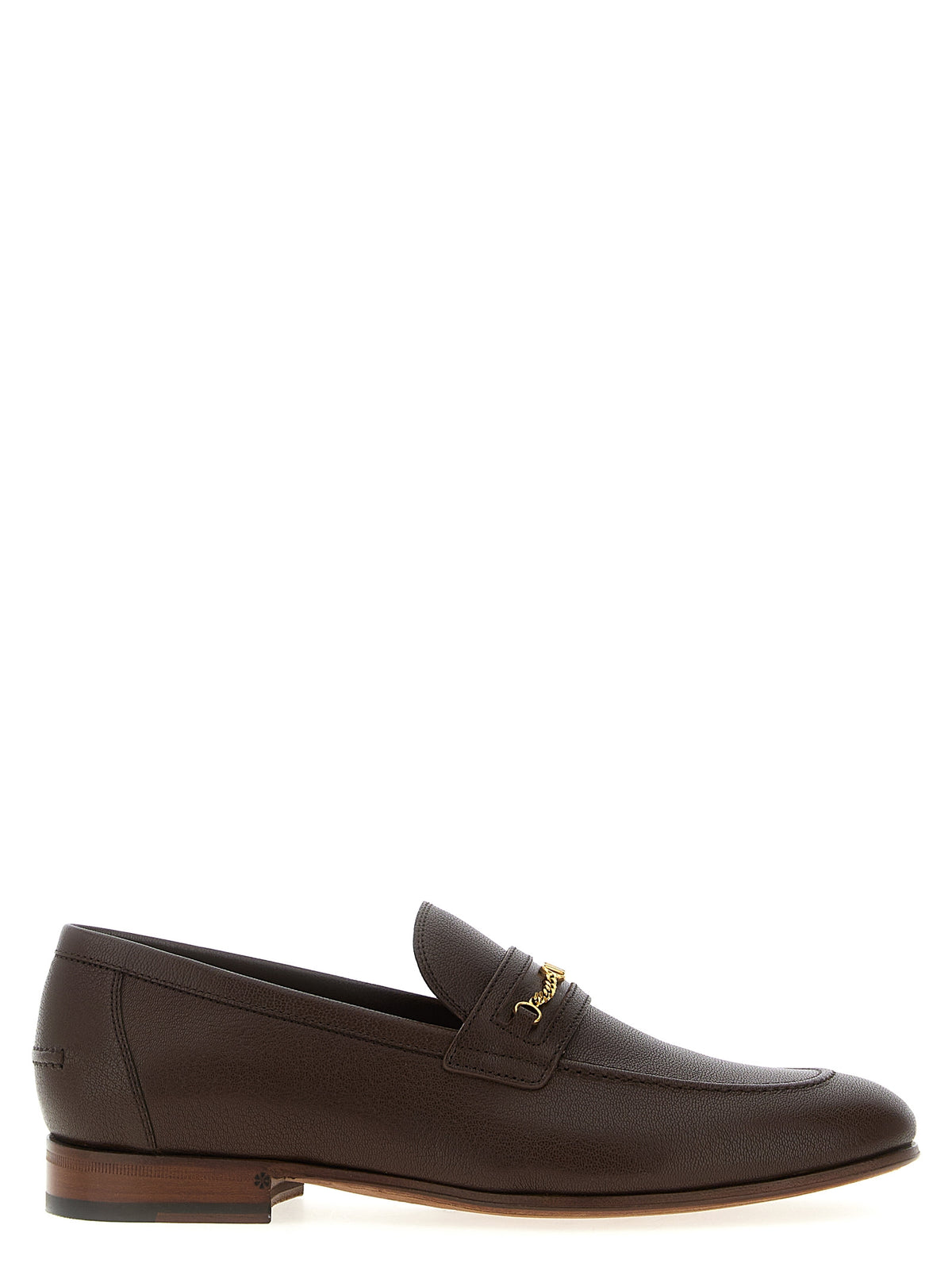 Valentino Garavani Brown Goatskin Slip-On Men's Loafers