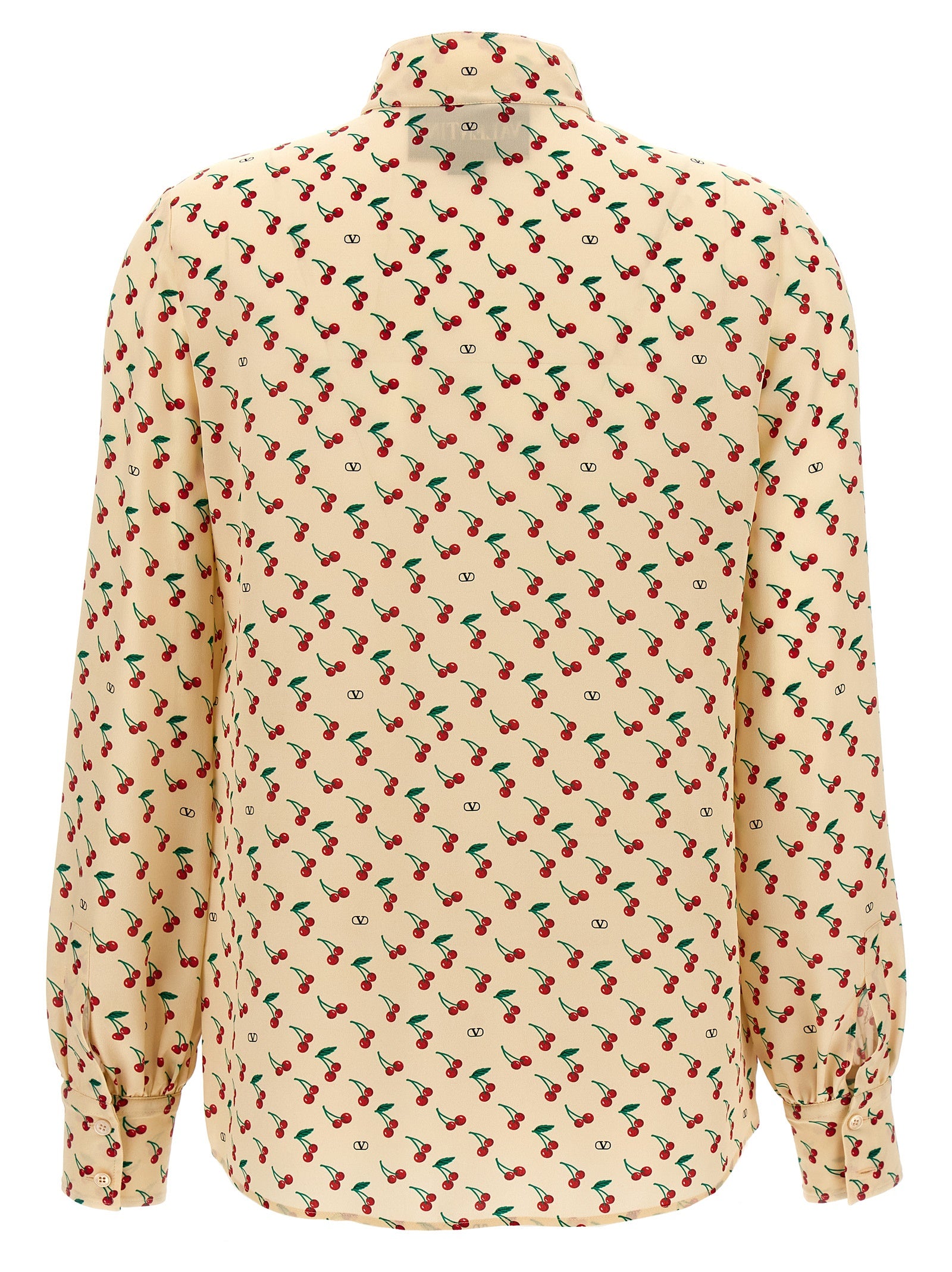 Valentino Garavani Beige Silk Women's Blouse