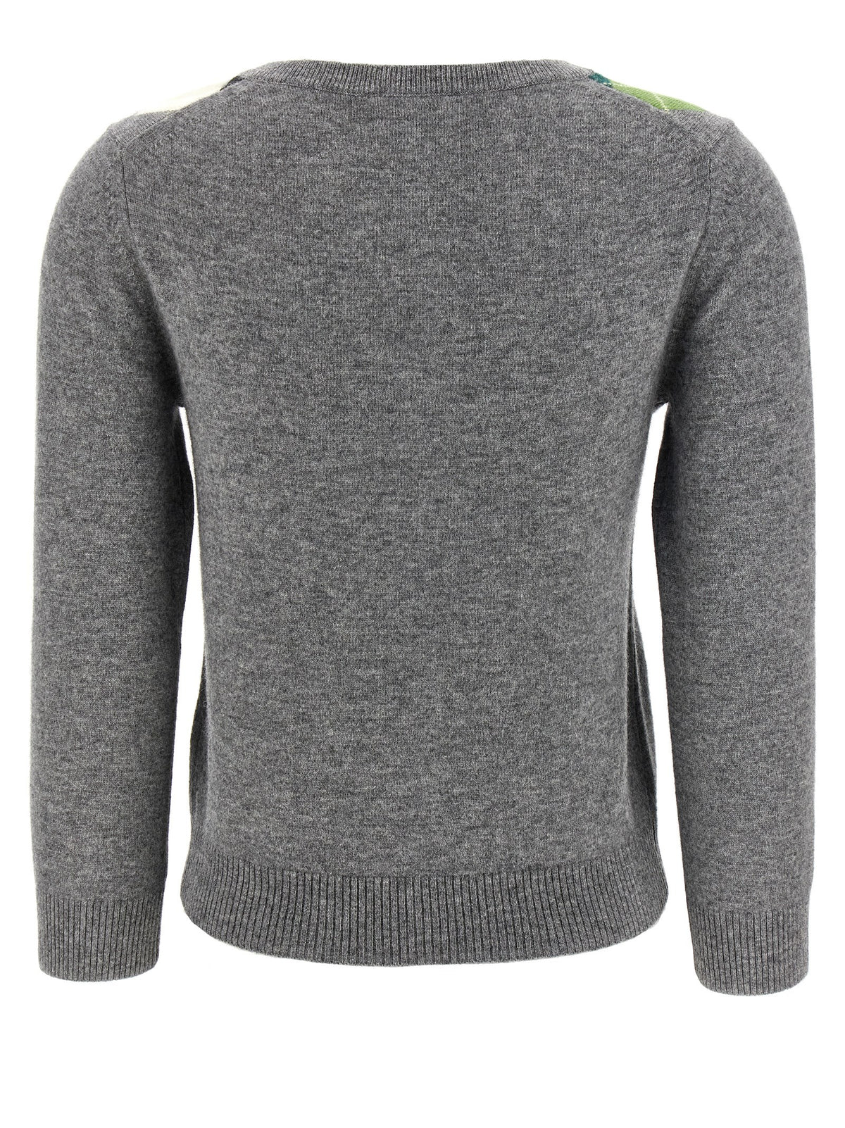 Ganni Gray Merino Wool Women's Cardigan