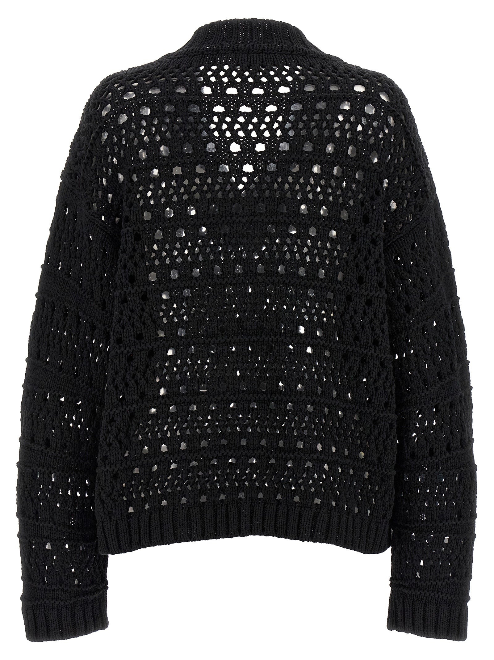 Ganni Black Cotton Women's Cardigan